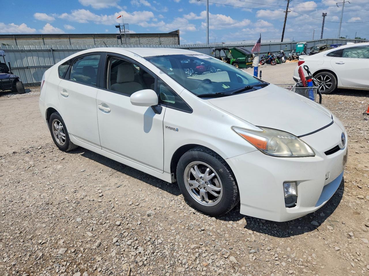 2010 Toyota Prius Iii White vin: JTDKN3DU6A0050573