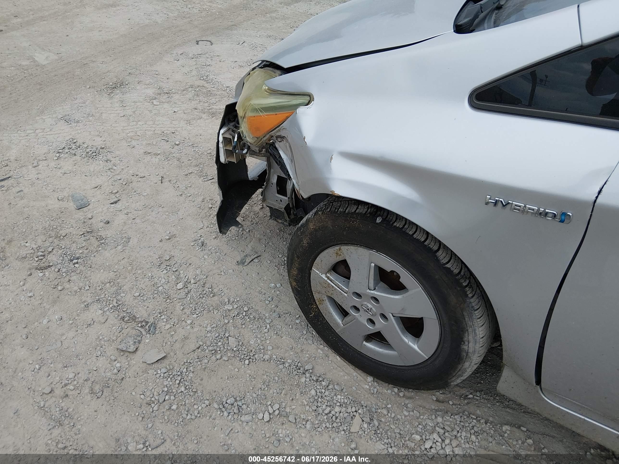 2010 Toyota Prius Ii Silver vin: JTDKN3DU6A0062822
