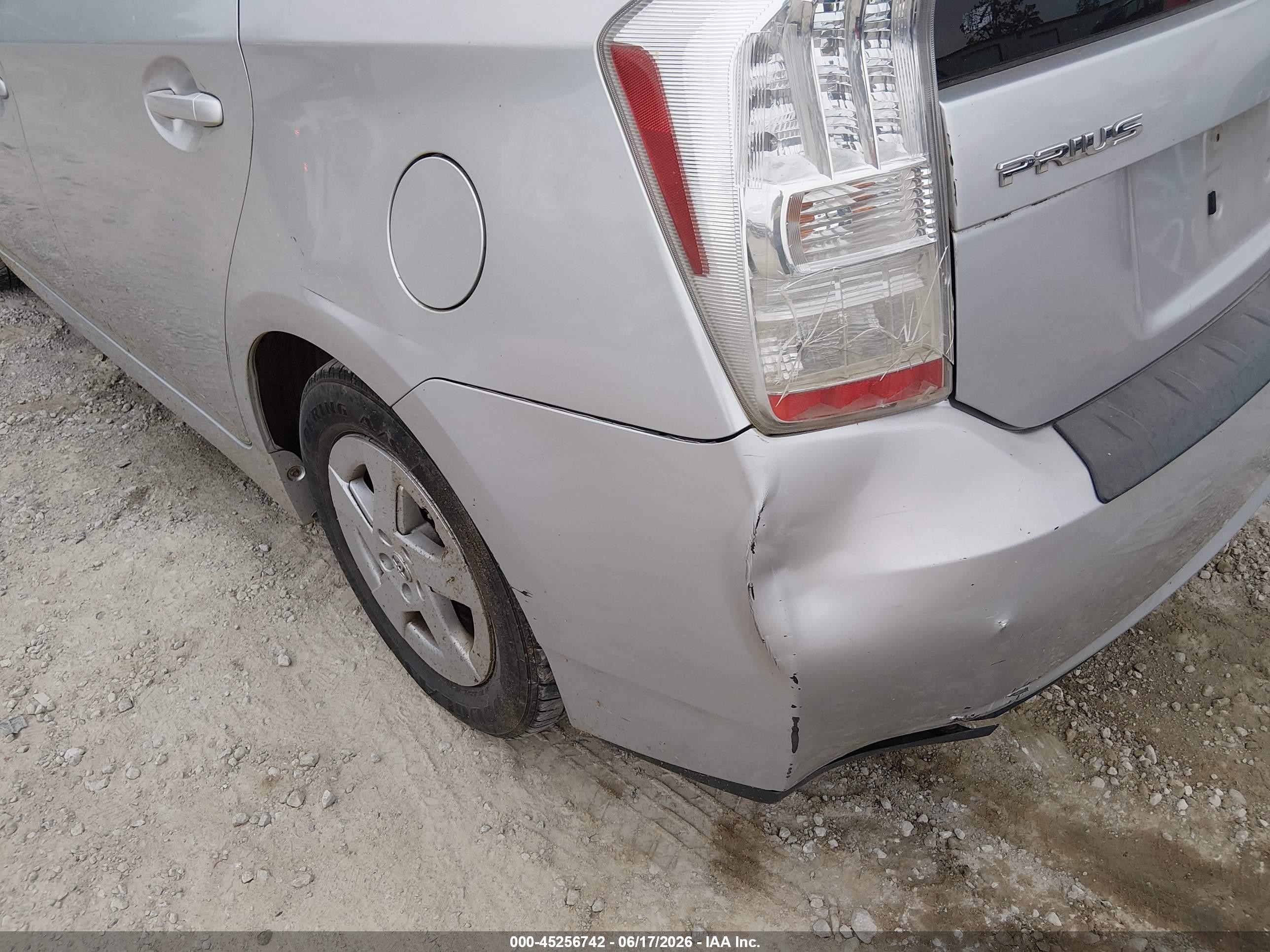 2010 Toyota Prius Ii Silver vin: JTDKN3DU6A0062822