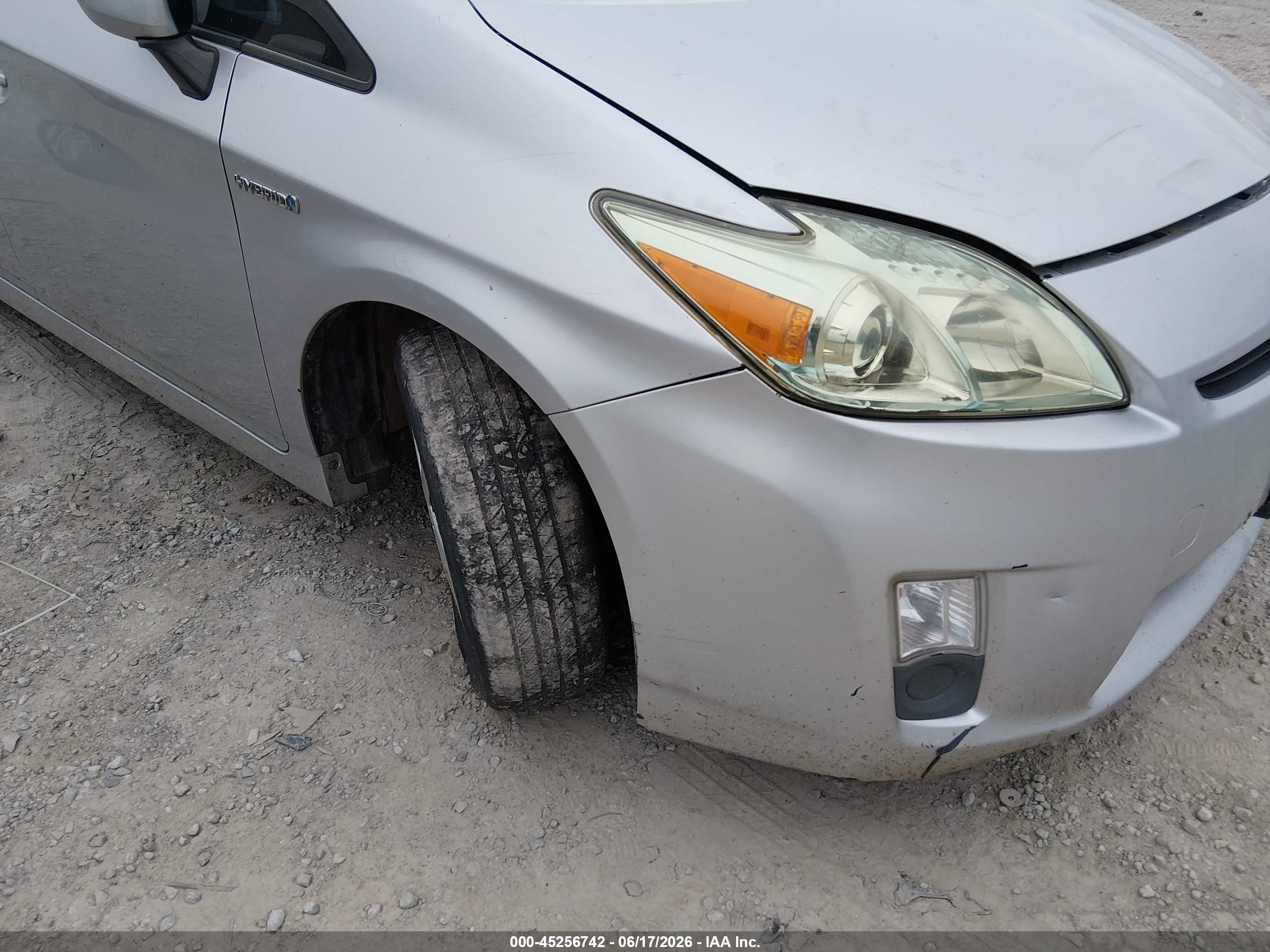2010 Toyota Prius Ii Silver vin: JTDKN3DU6A0062822