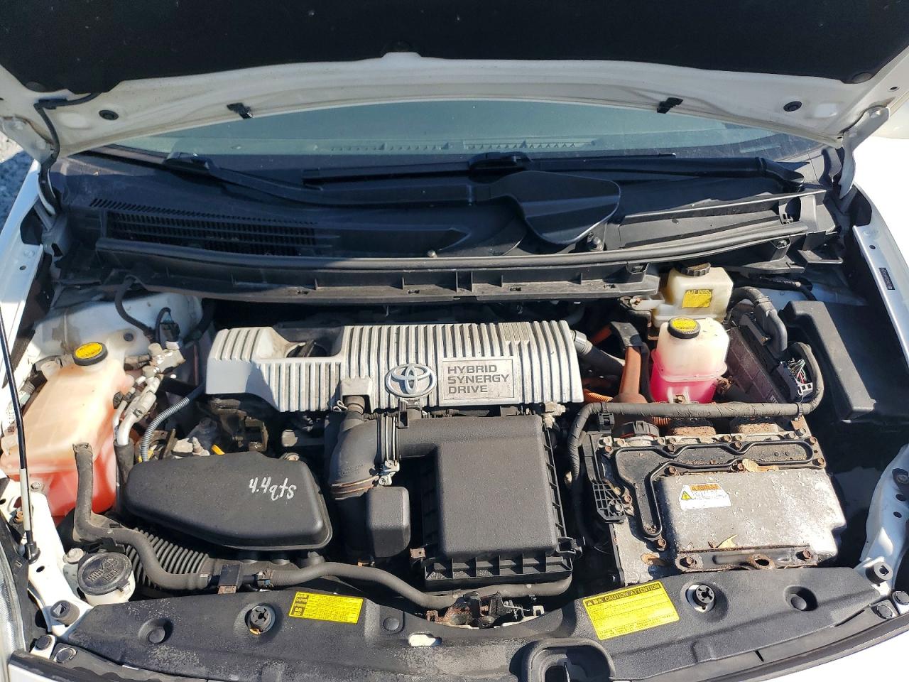 2010 Toyota Prius Iii Белый vin: JTDKN3DU6A0062884