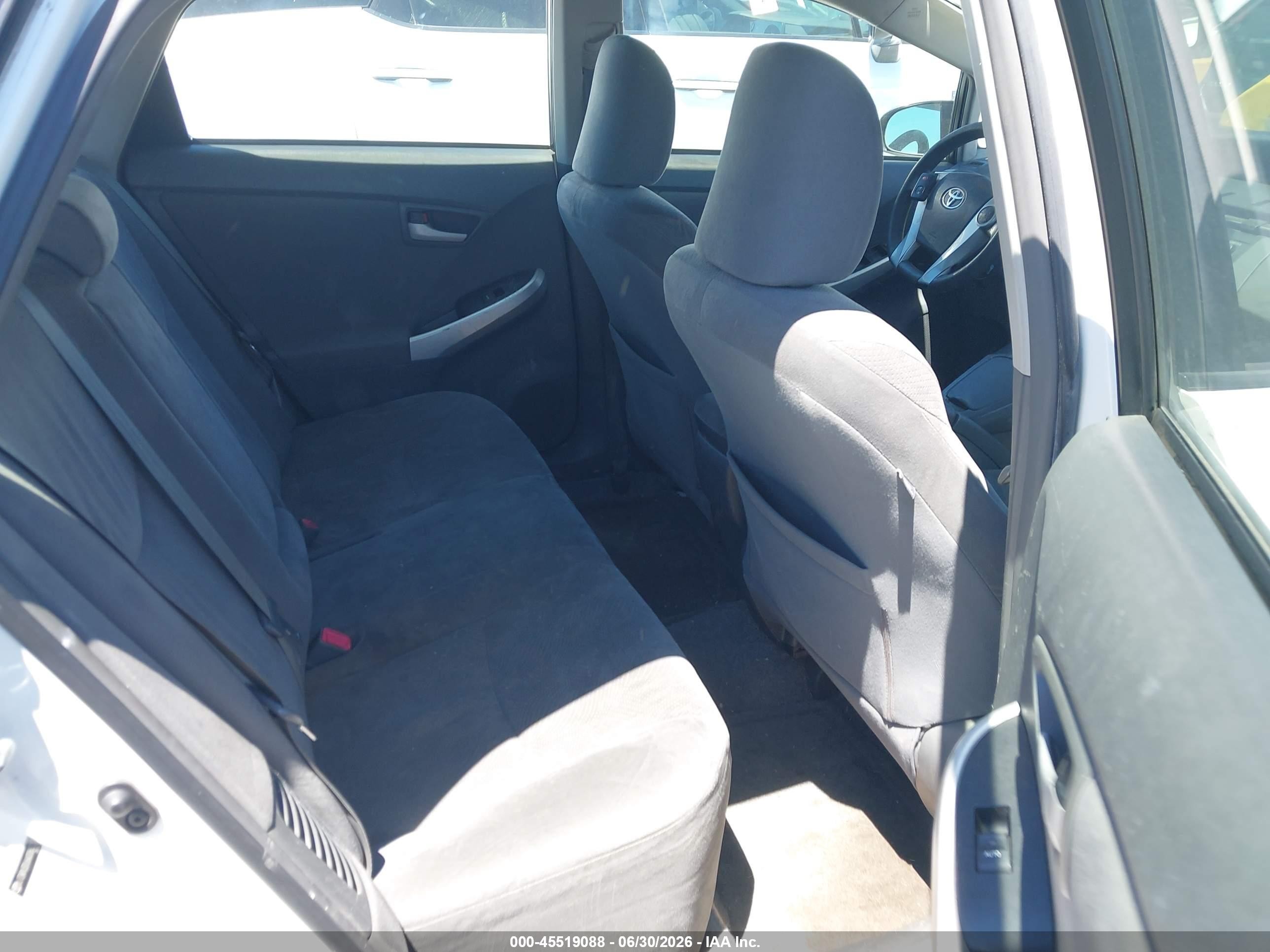 2010 Toyota Prius Ii White vin: JTDKN3DU6A0063727