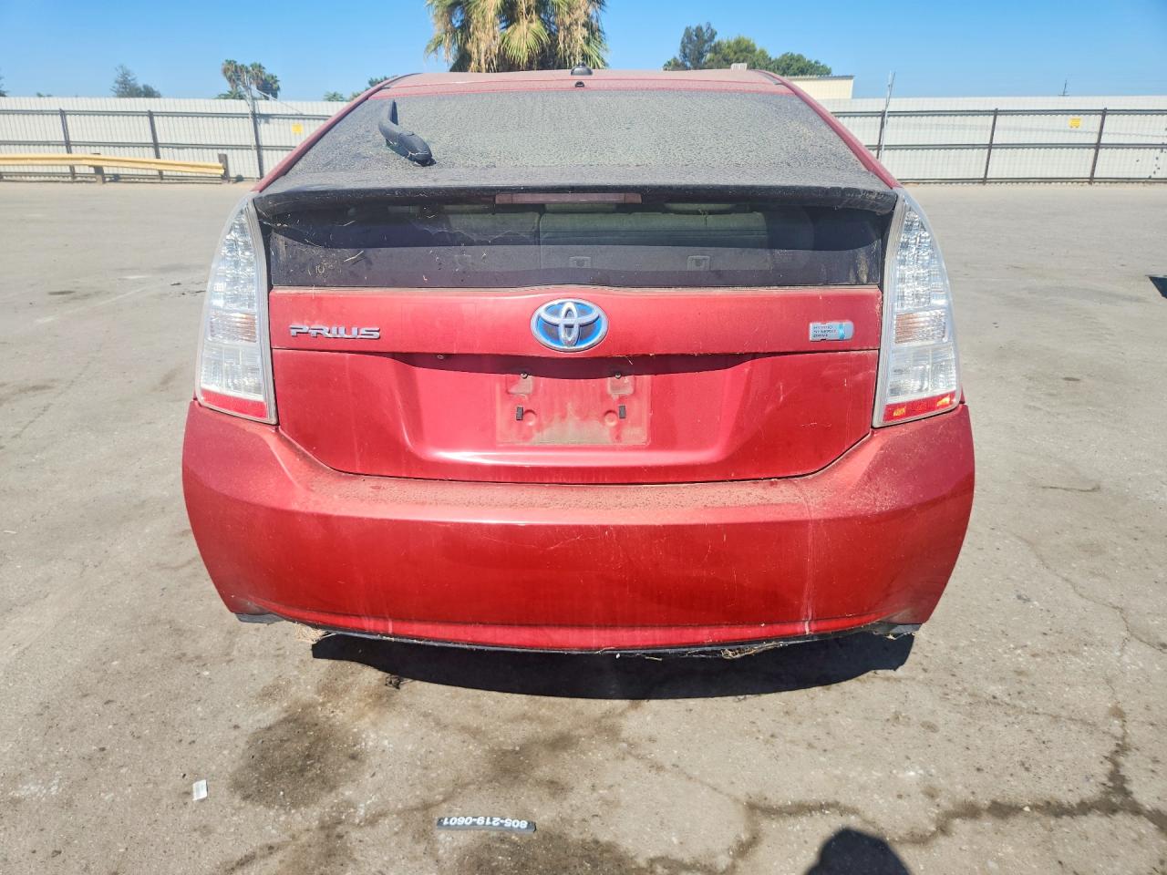 2010 Toyota Prius Iii Красный vin: JTDKN3DU6A0073206
