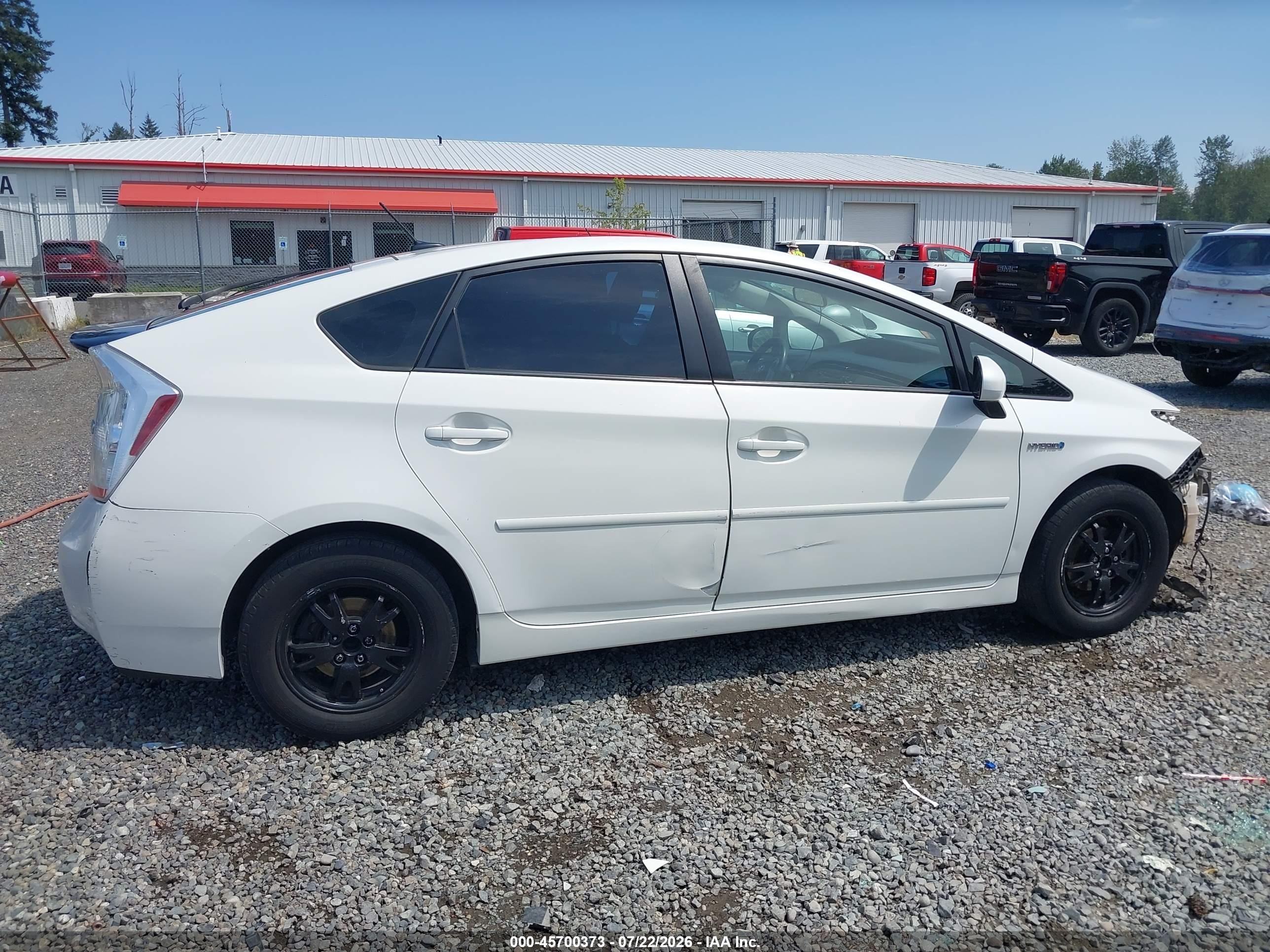 2010 Toyota Prius Iii White vin: JTDKN3DU6A0081502