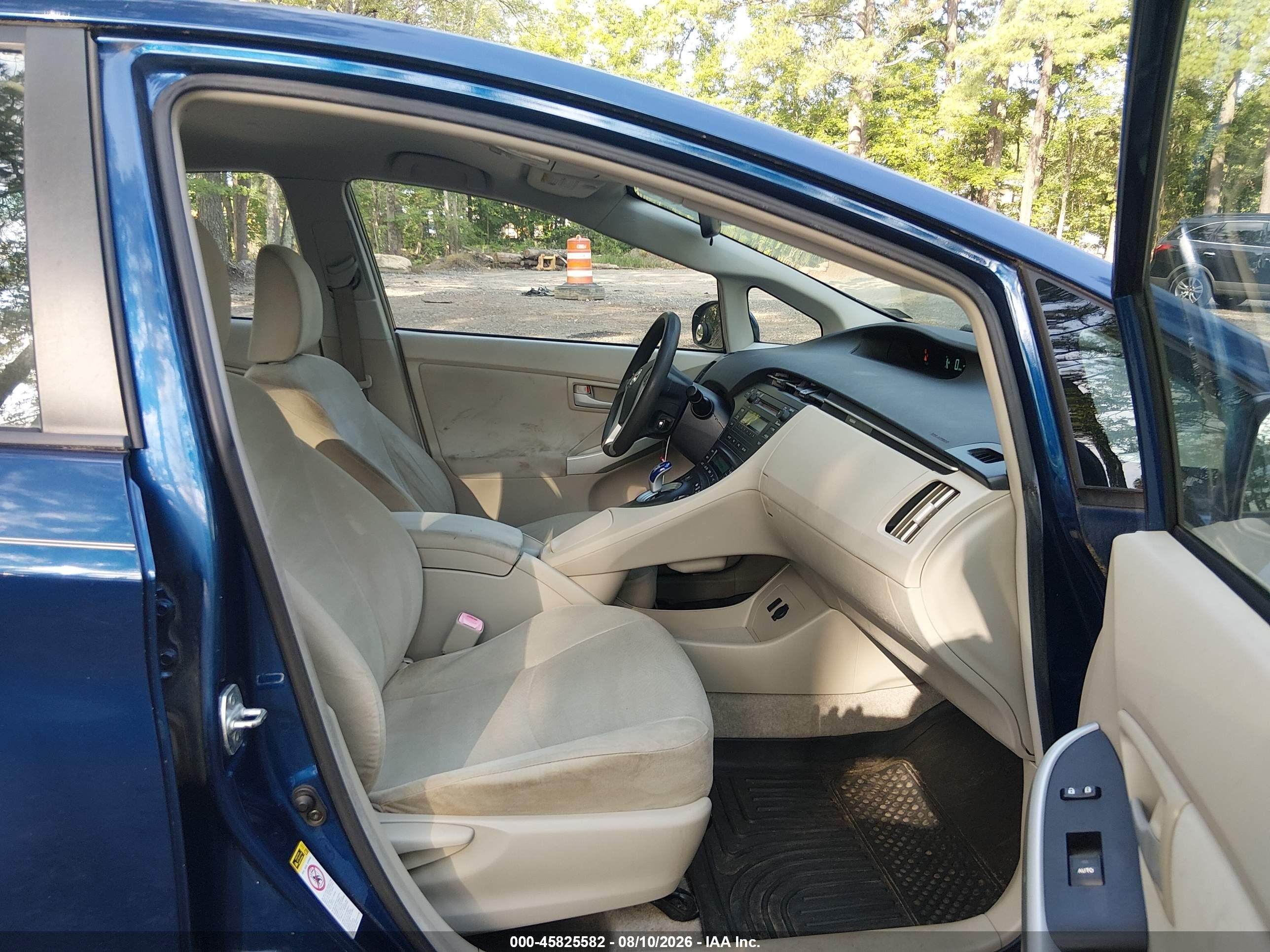 2010 Toyota Prius Ii Синий vin: JTDKN3DU6A0100582