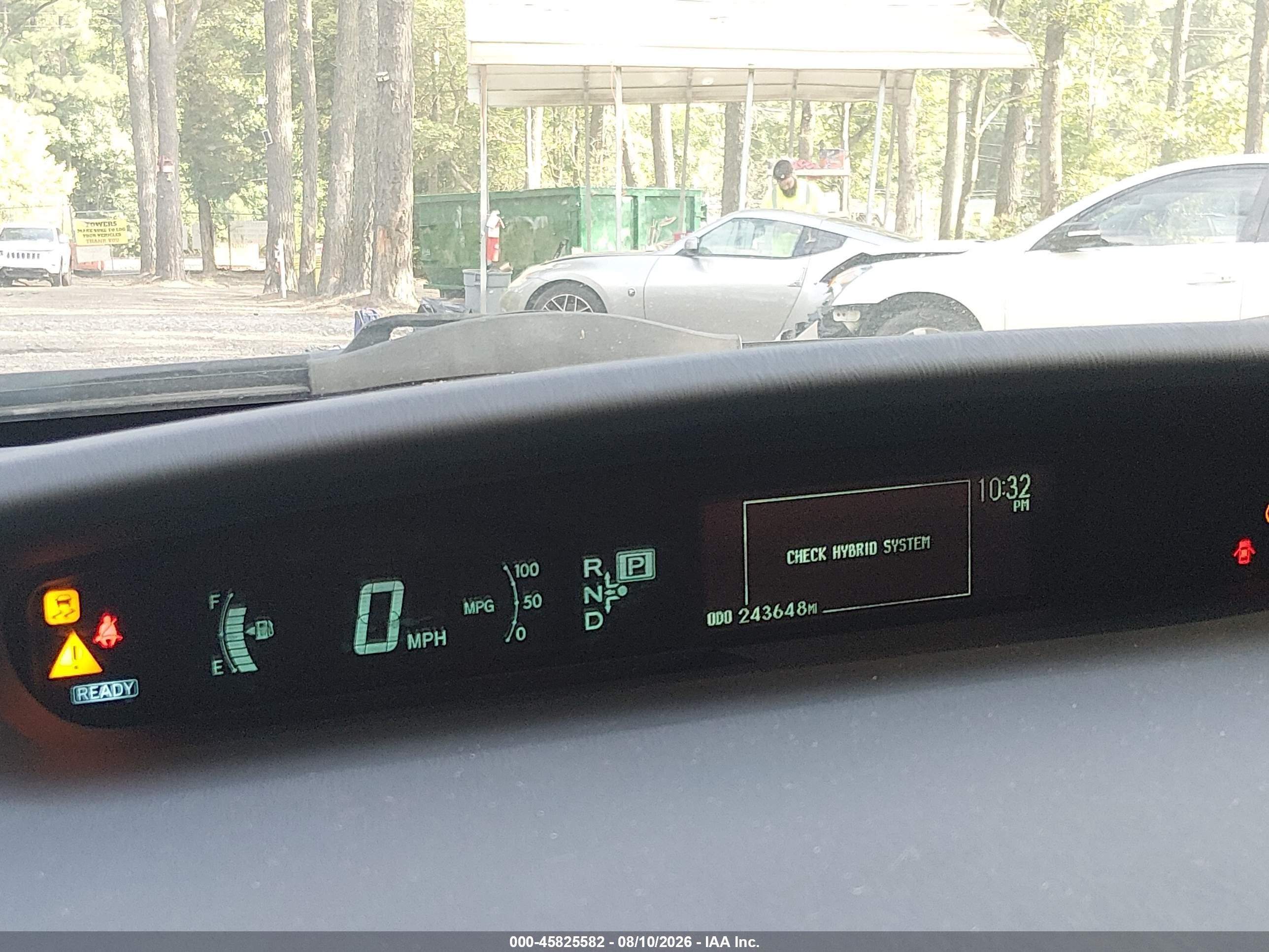 2010 Toyota Prius Ii Синий vin: JTDKN3DU6A0100582