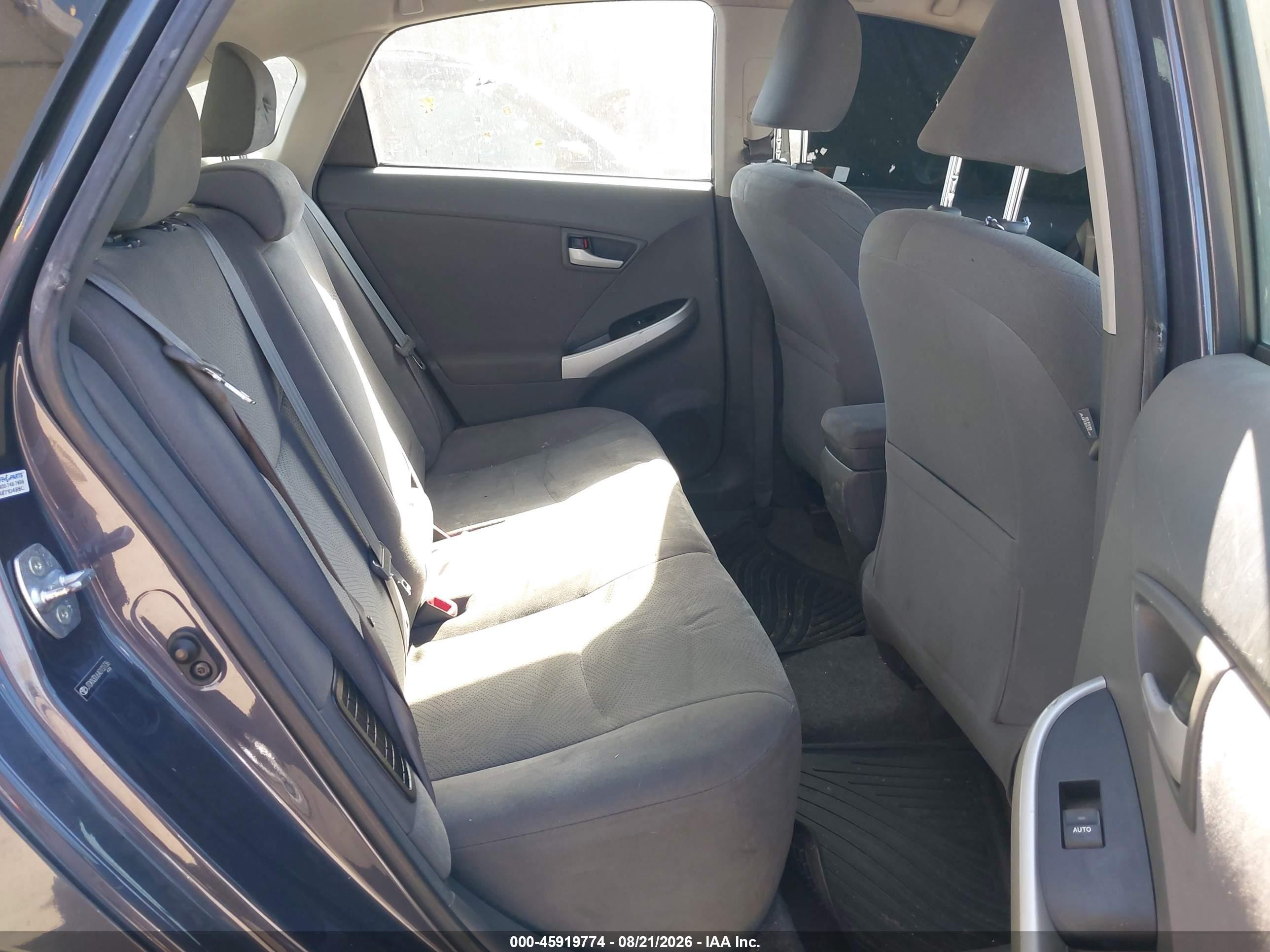 2010 Toyota Prius Ii Gray vin: JTDKN3DU6A0102736