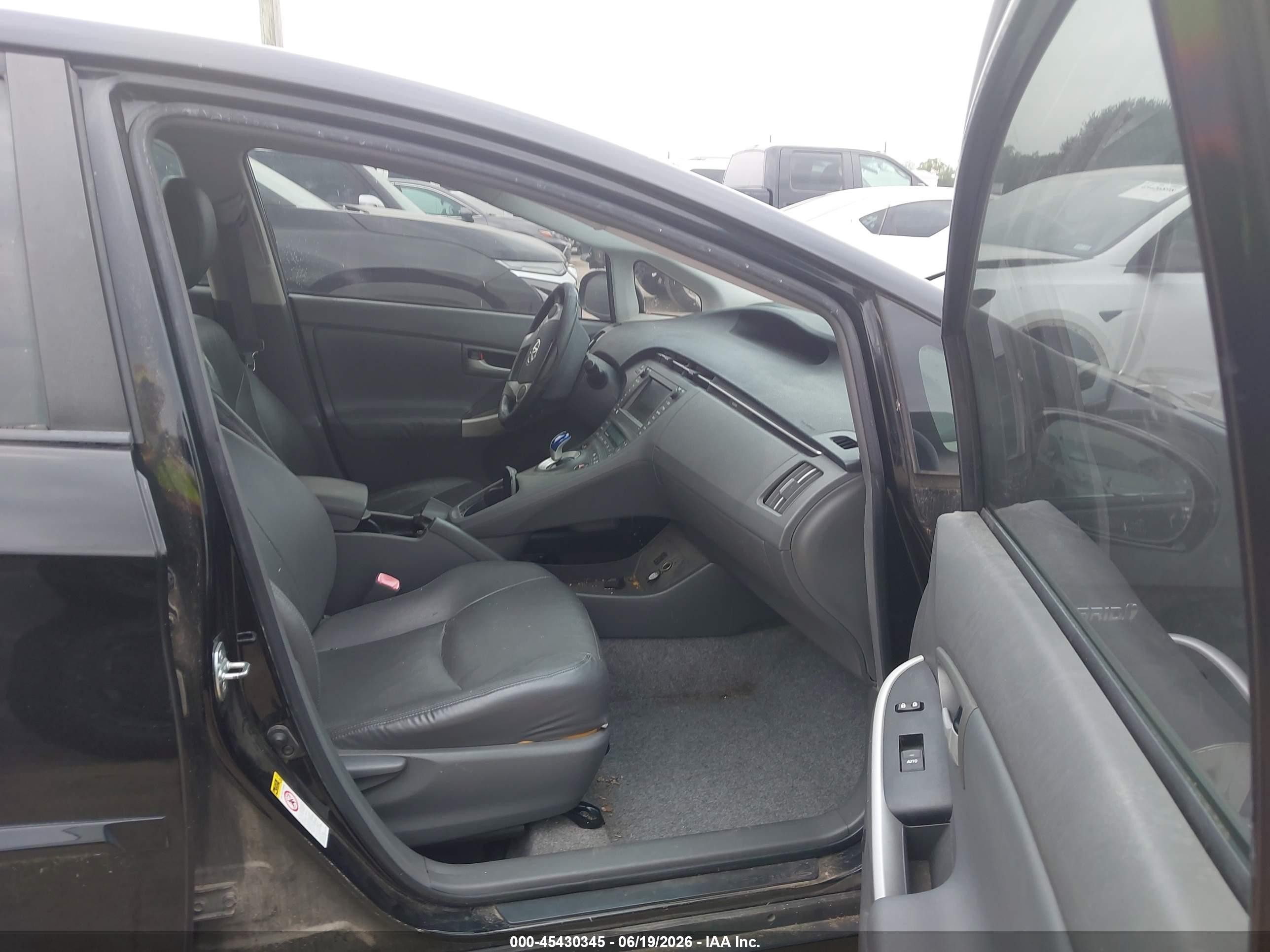 2010 Toyota Prius Iv Black vin: JTDKN3DU6A0102784