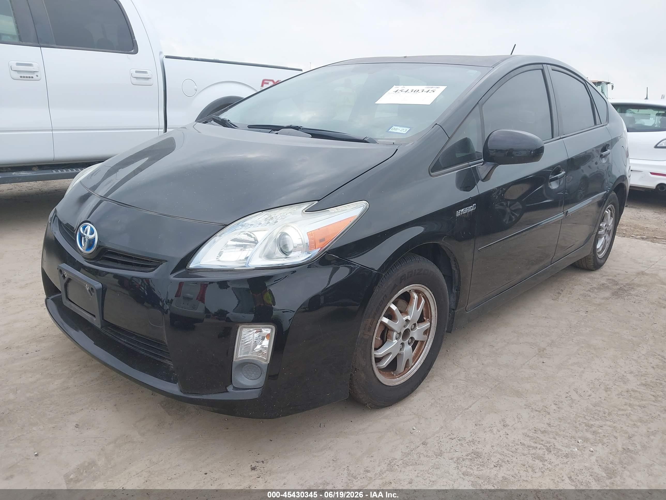 2010 Toyota Prius Iv Black vin: JTDKN3DU6A0102784