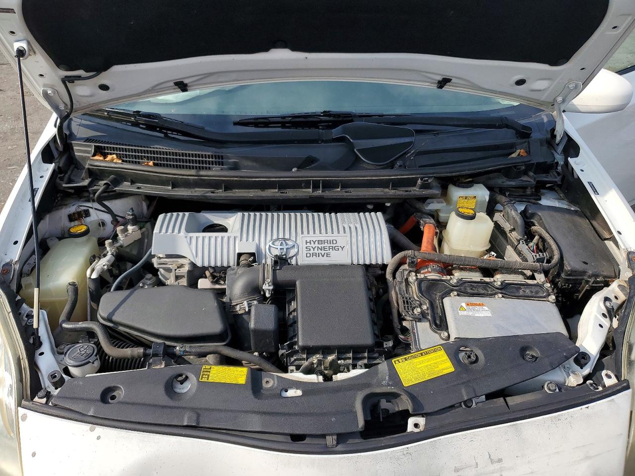 2010 Toyota Prius Ii Белый vin: JTDKN3DU6A0103594