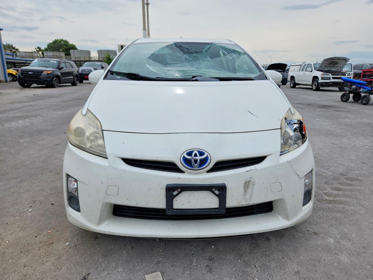 2010 Toyota Prius Ii White vin: JTDKN3DU6A0105412