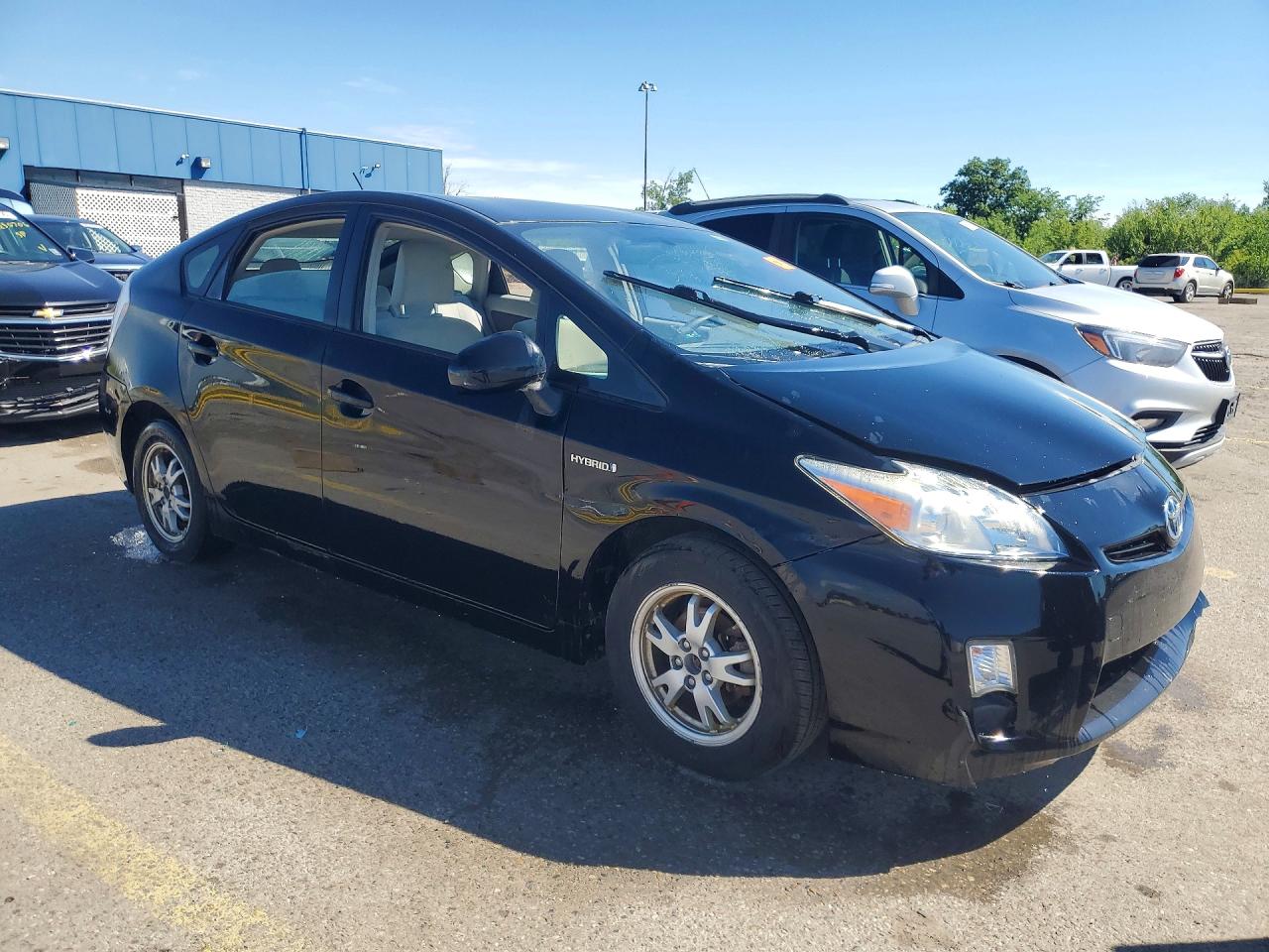 2010 Toyota Prius Ii Black vin: JTDKN3DU6A0112859