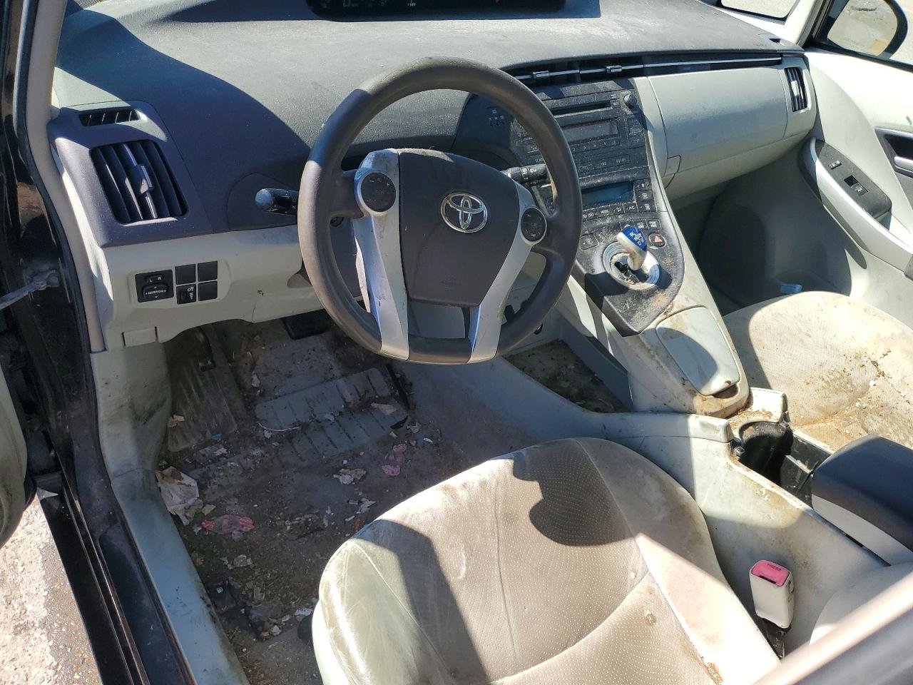 2010 Toyota Prius Ii Black vin: JTDKN3DU6A0112859