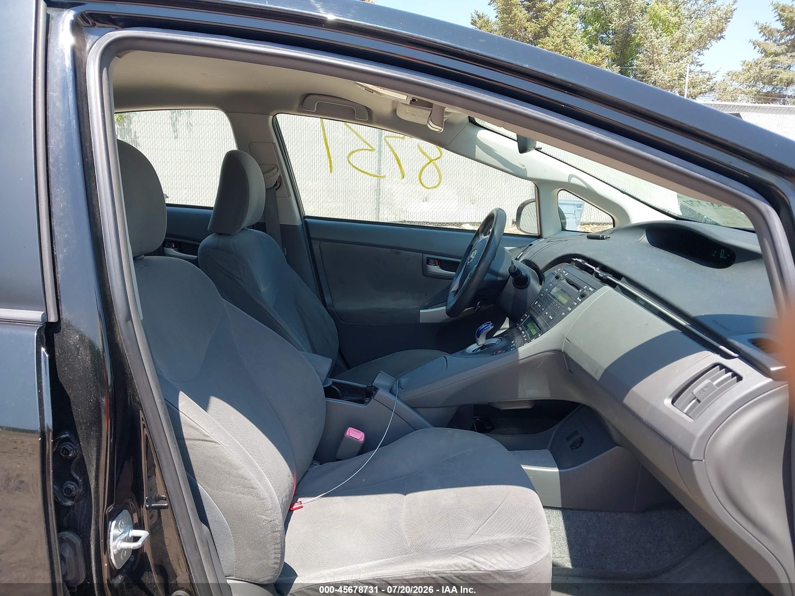 2010 Toyota Prius Iii Black vin: JTDKN3DU6A0123652