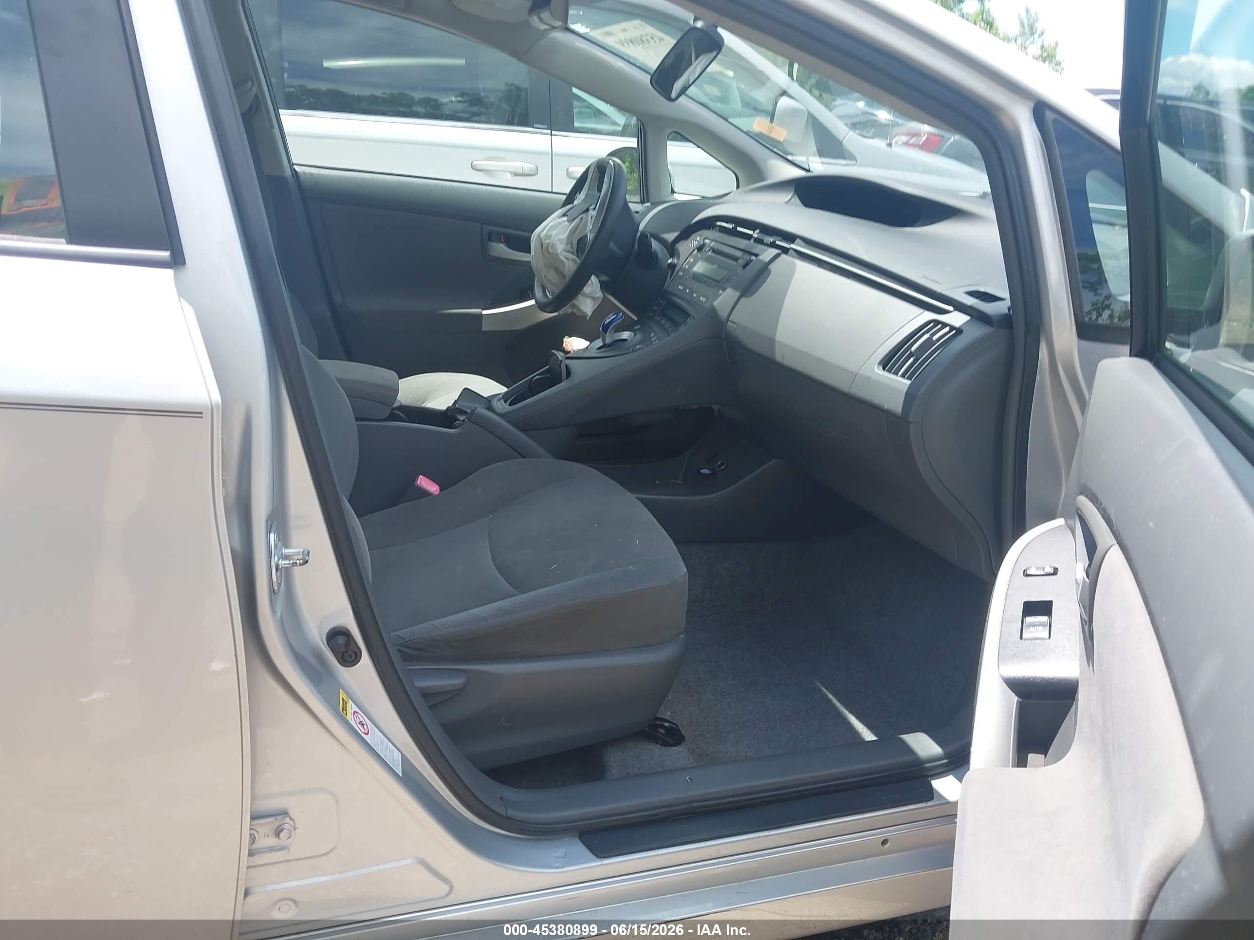 2010 Toyota Prius Ii Silver vin: JTDKN3DU6A0124297