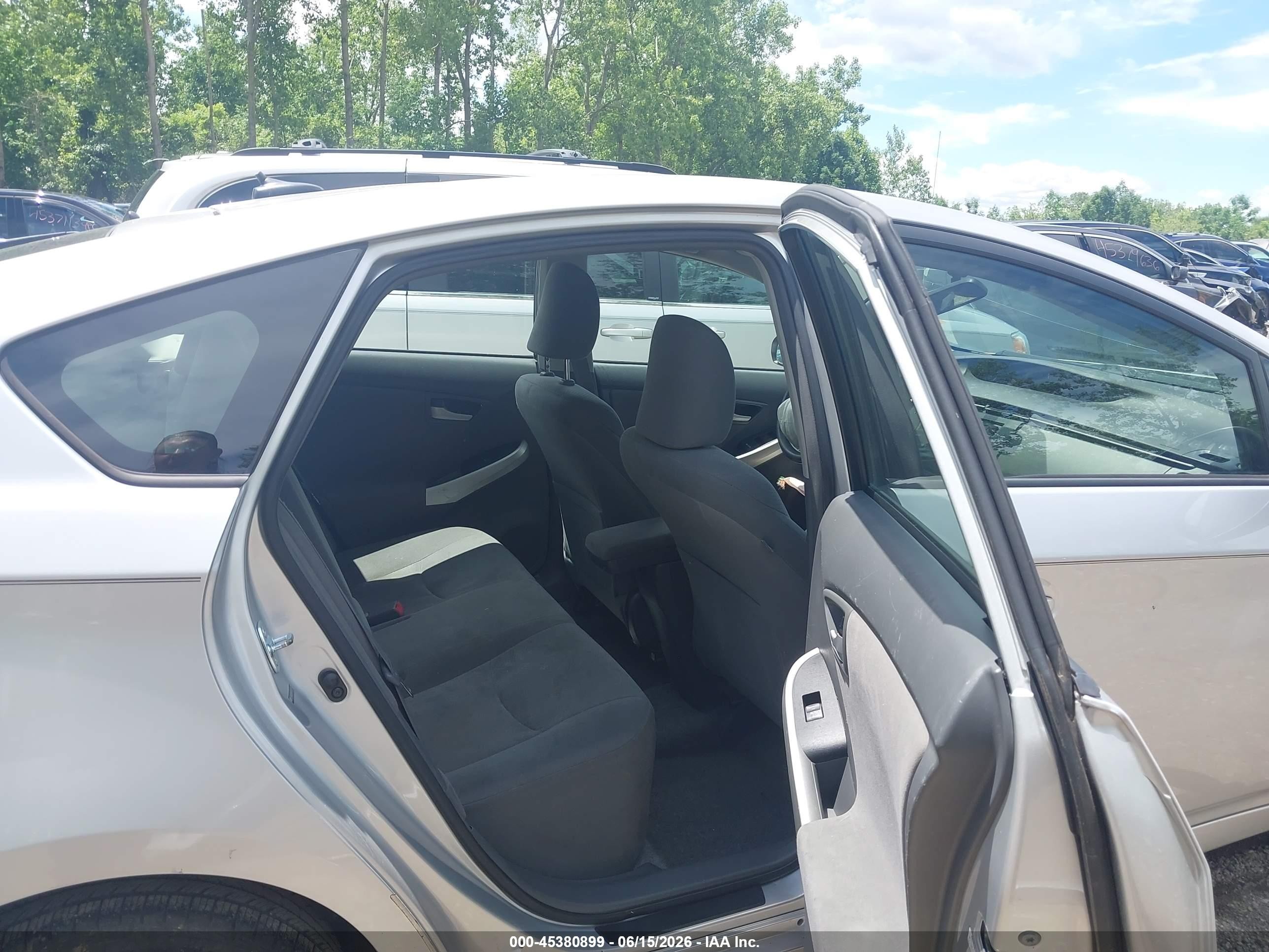 2010 Toyota Prius Ii Silver vin: JTDKN3DU6A0124297