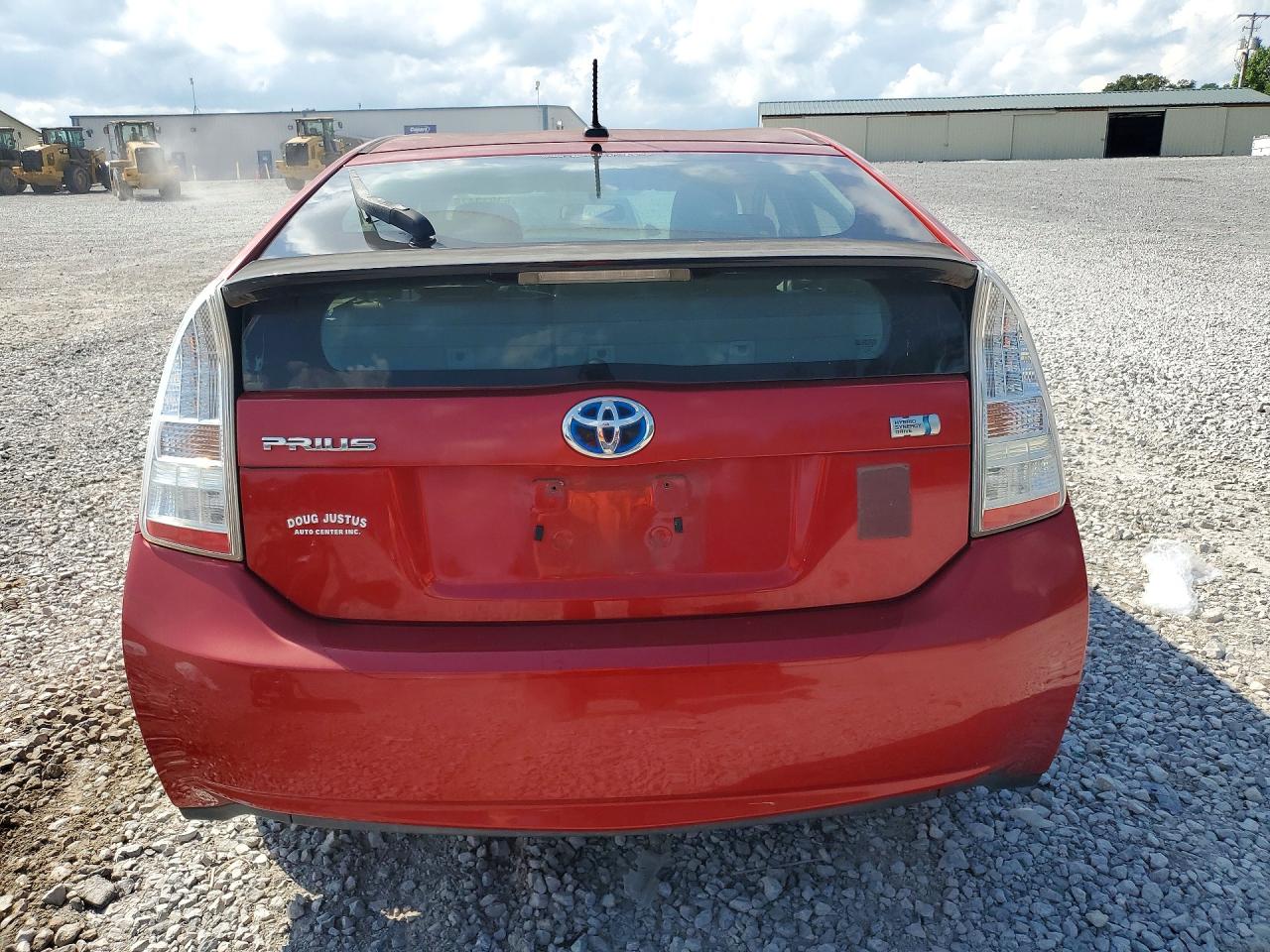2010 Toyota Prius Ii Maroon vin: JTDKN3DU6A0136403