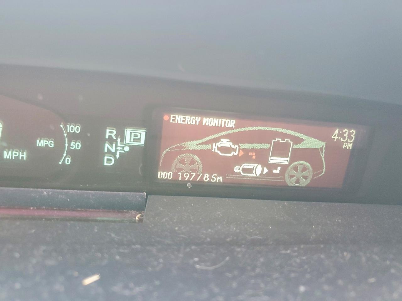 2010 Toyota Prius Ii Maroon vin: JTDKN3DU6A0136403