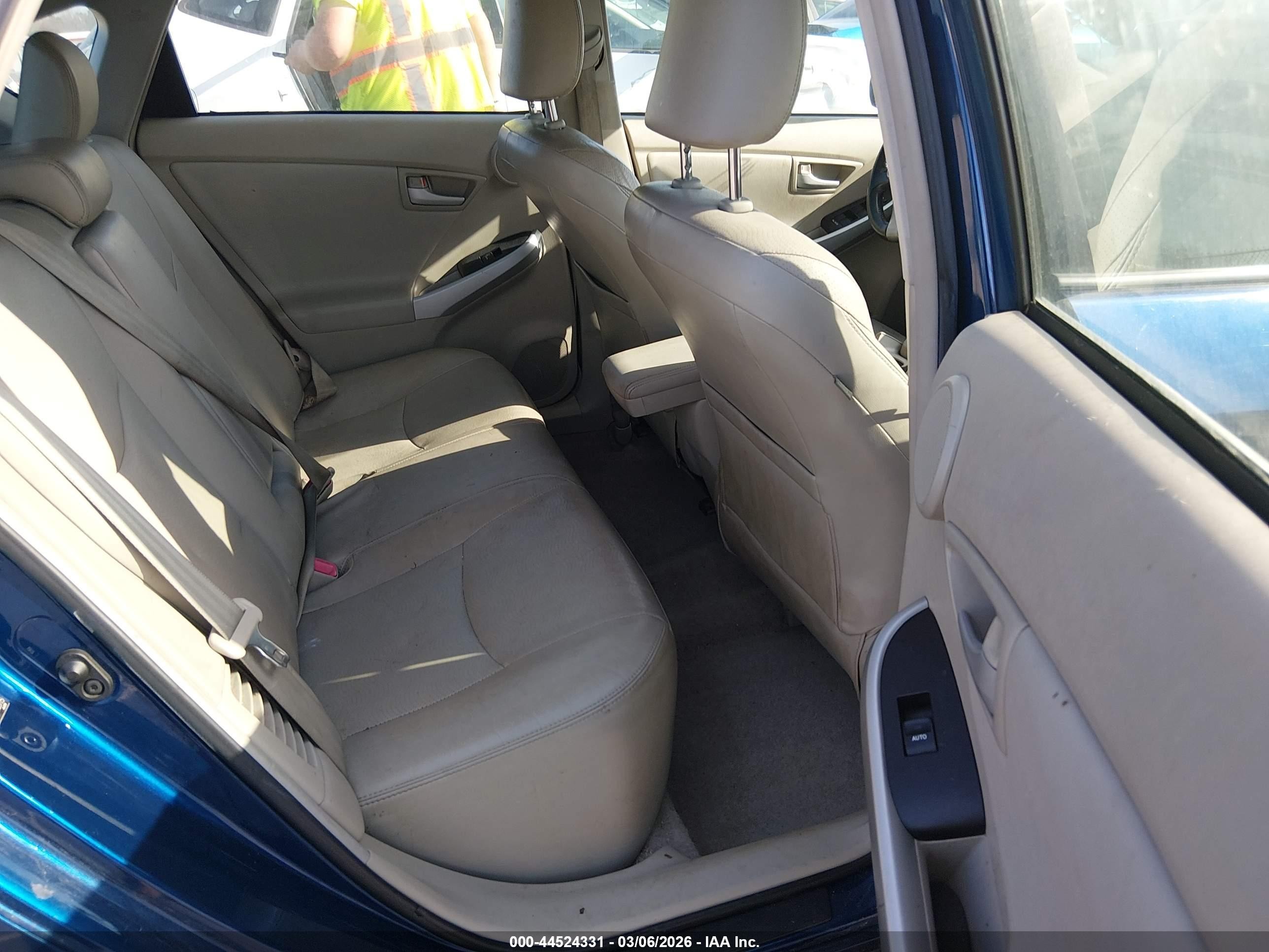 2010 Toyota Prius Iv Blue vin: JTDKN3DU6A0155775
