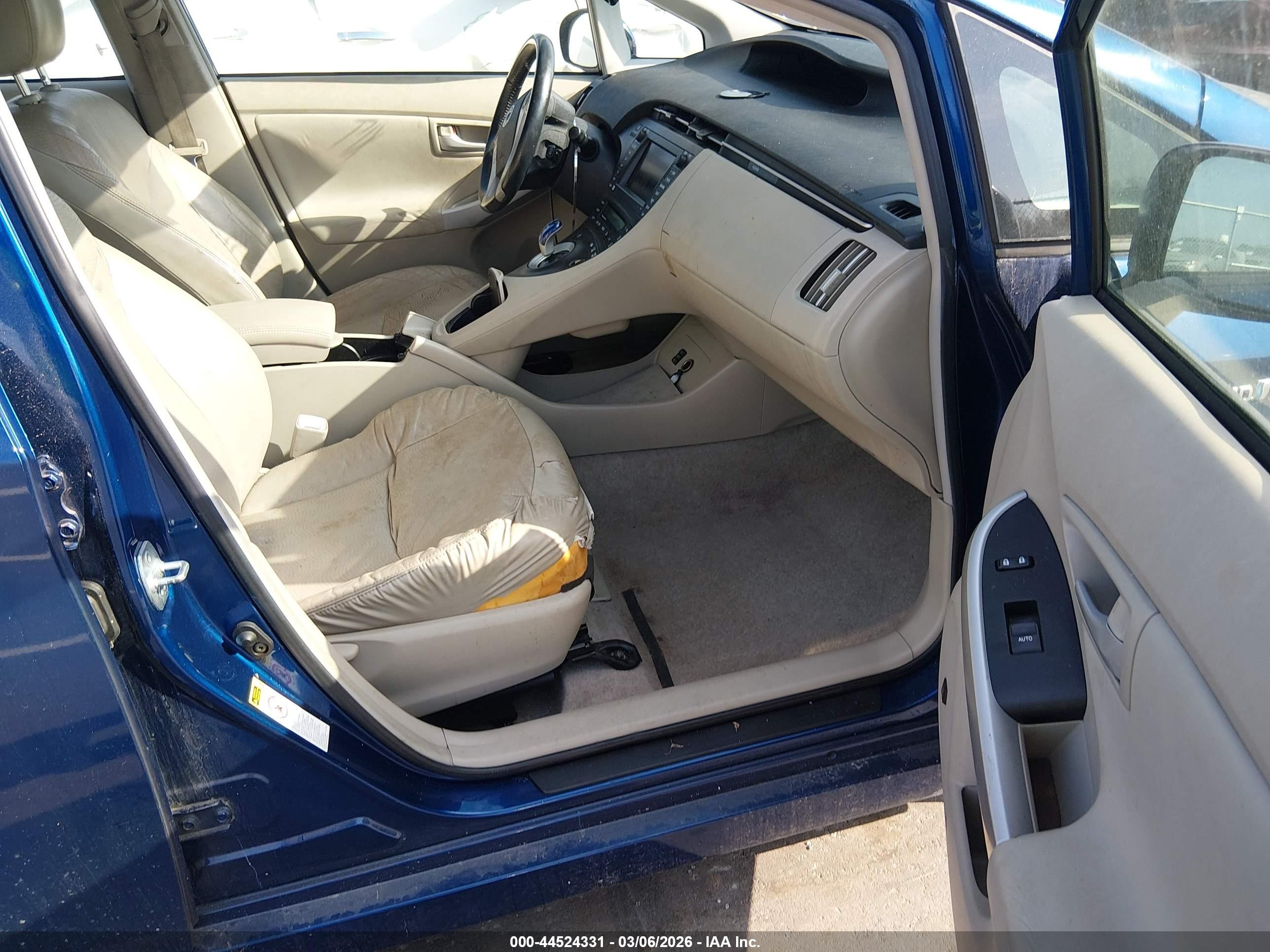 2010 Toyota Prius Iv Blue vin: JTDKN3DU6A0155775