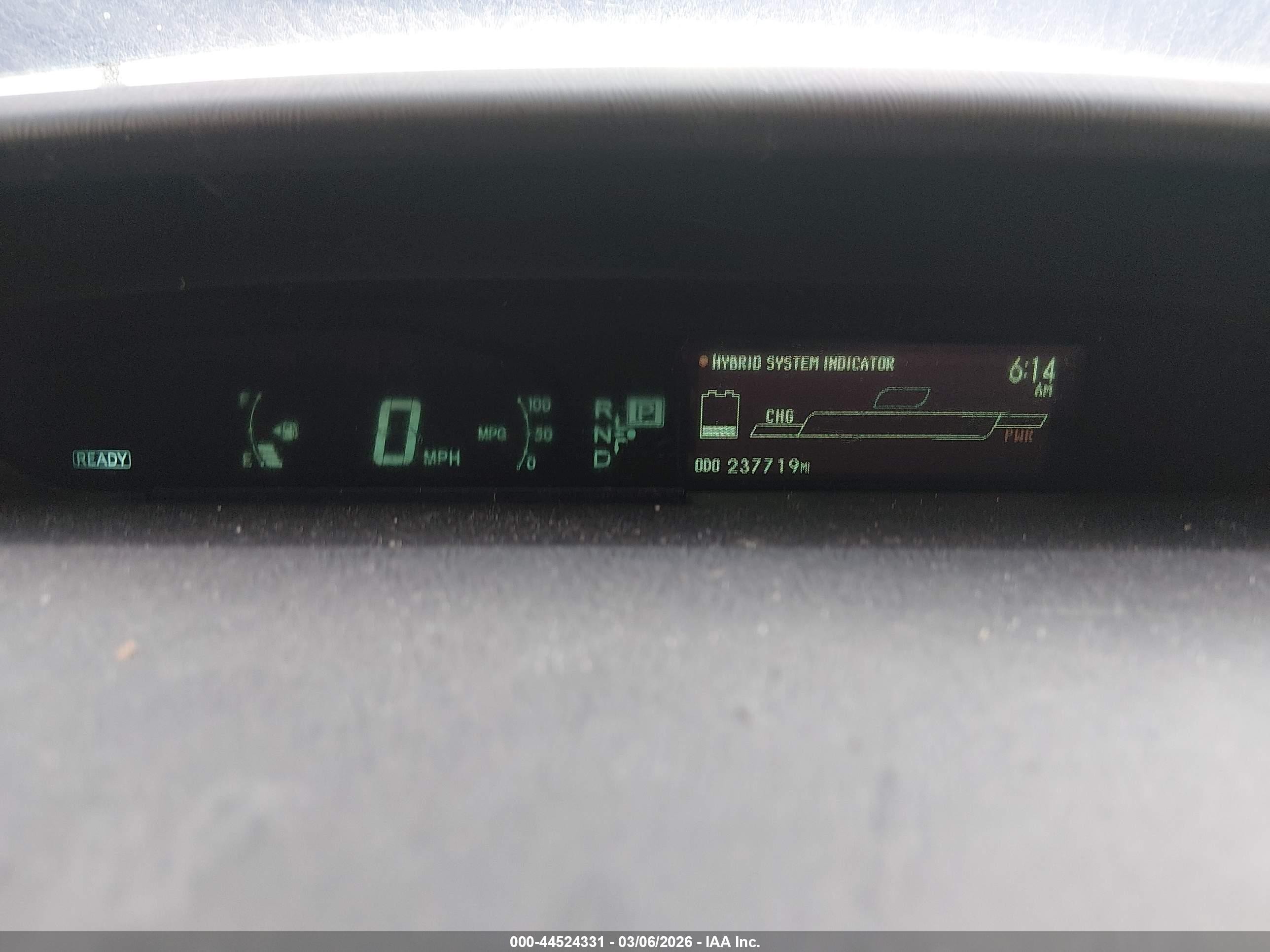 2010 Toyota Prius Iv Blue vin: JTDKN3DU6A0155775