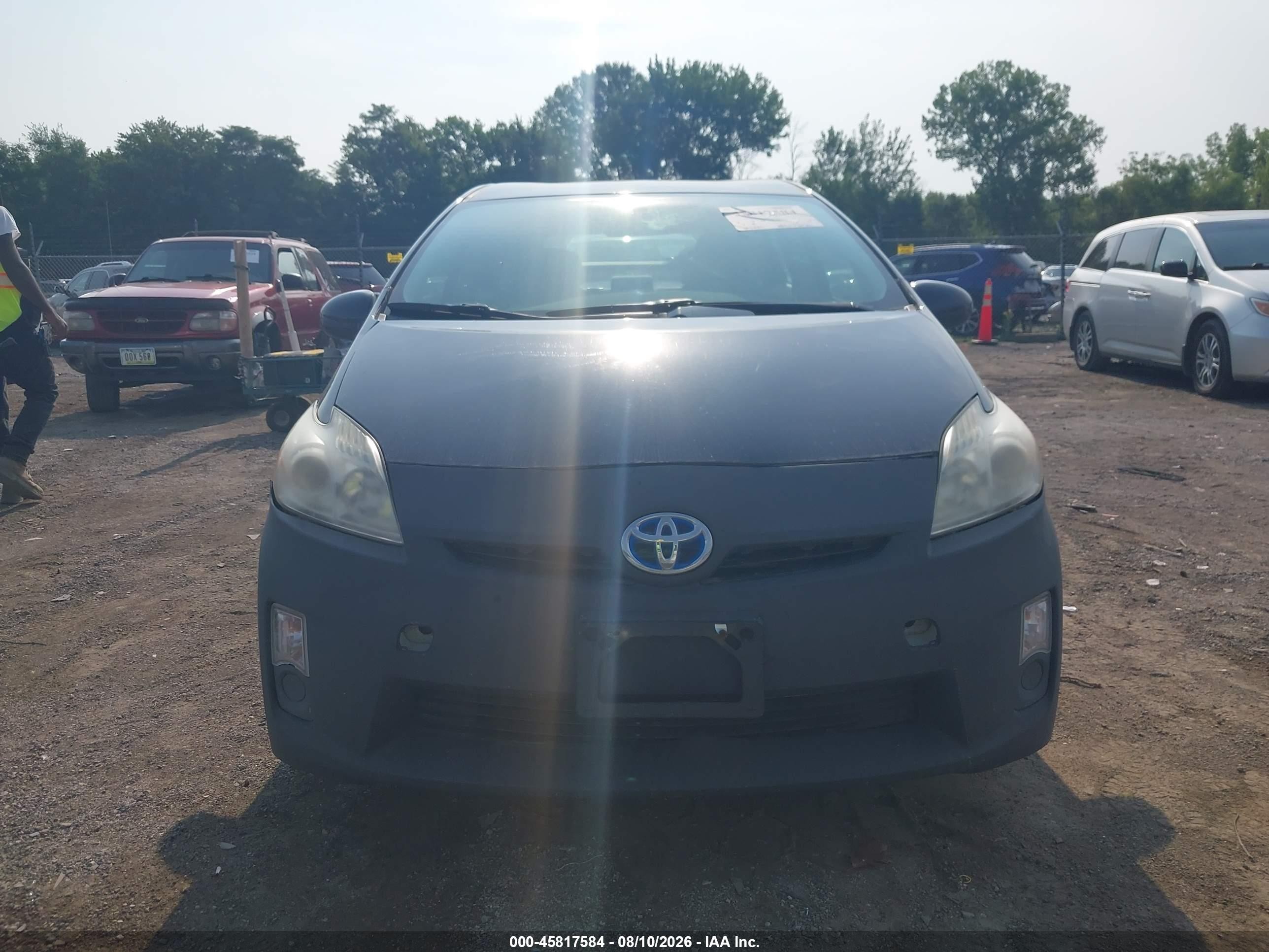 2010 Toyota Prius Iii Blue vin: JTDKN3DU6A0169305