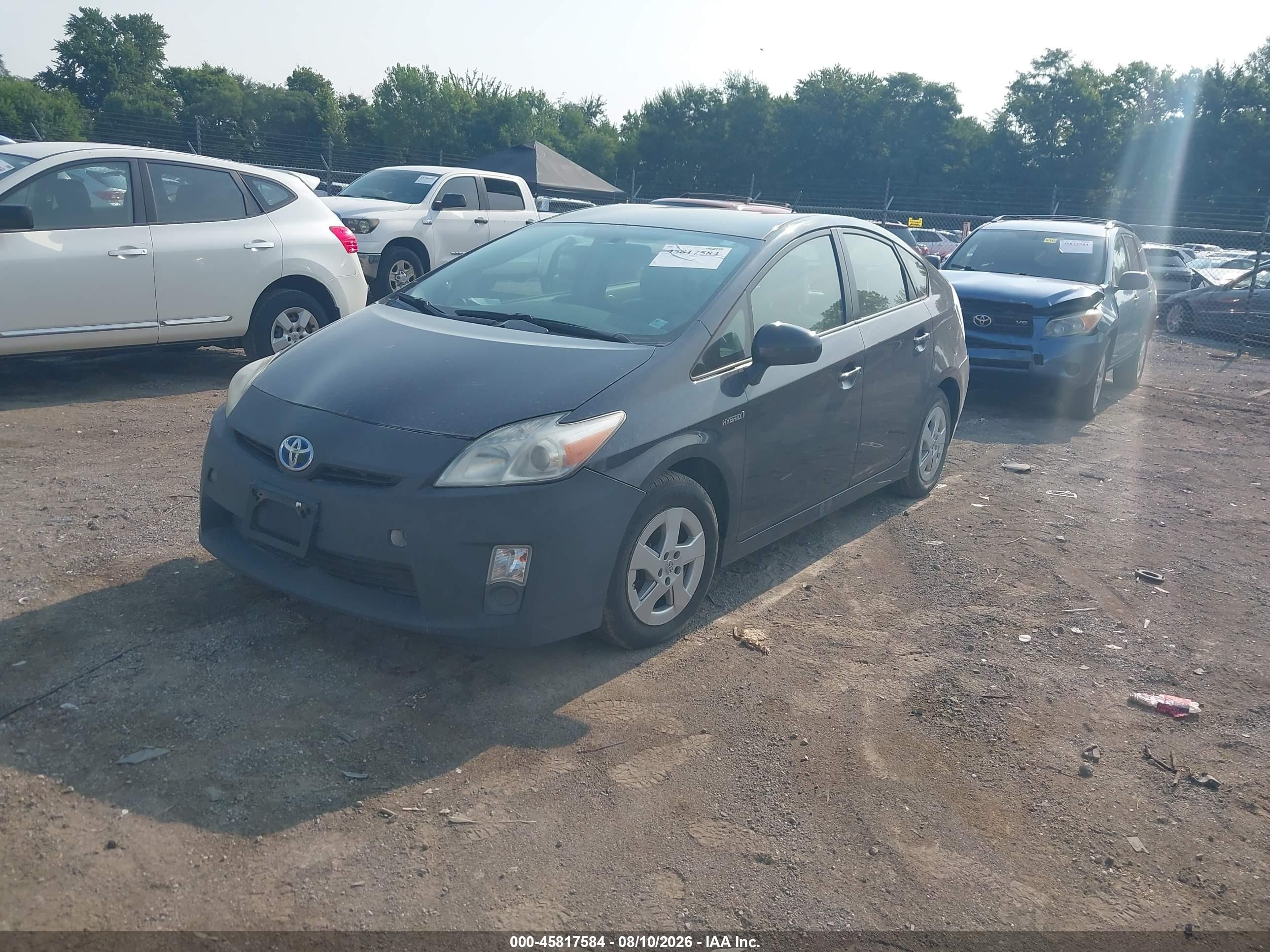 2010 Toyota Prius Iii Blue vin: JTDKN3DU6A0169305