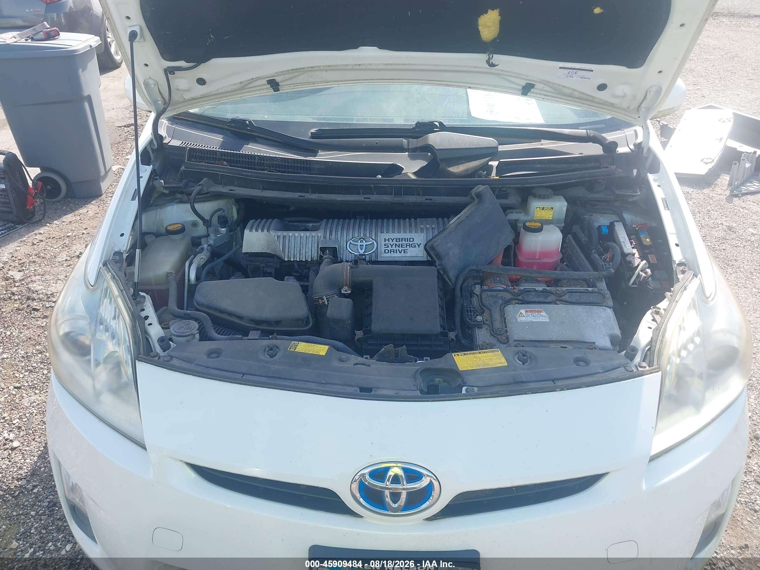 2010 Toyota Prius Iii White vin: JTDKN3DU6A0169787