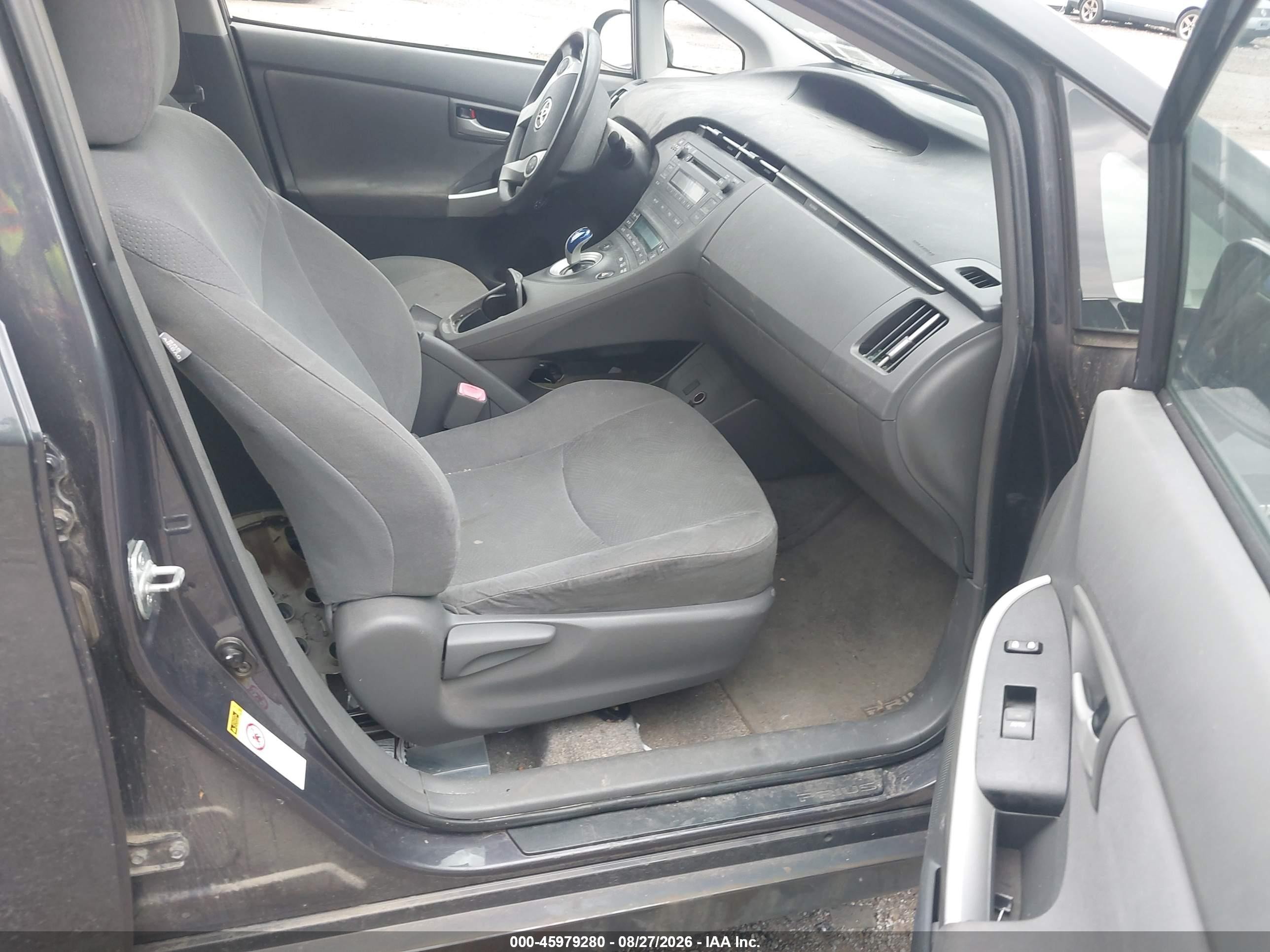 2010 Toyota Prius Ii Серый vin: JTDKN3DU6A0170292