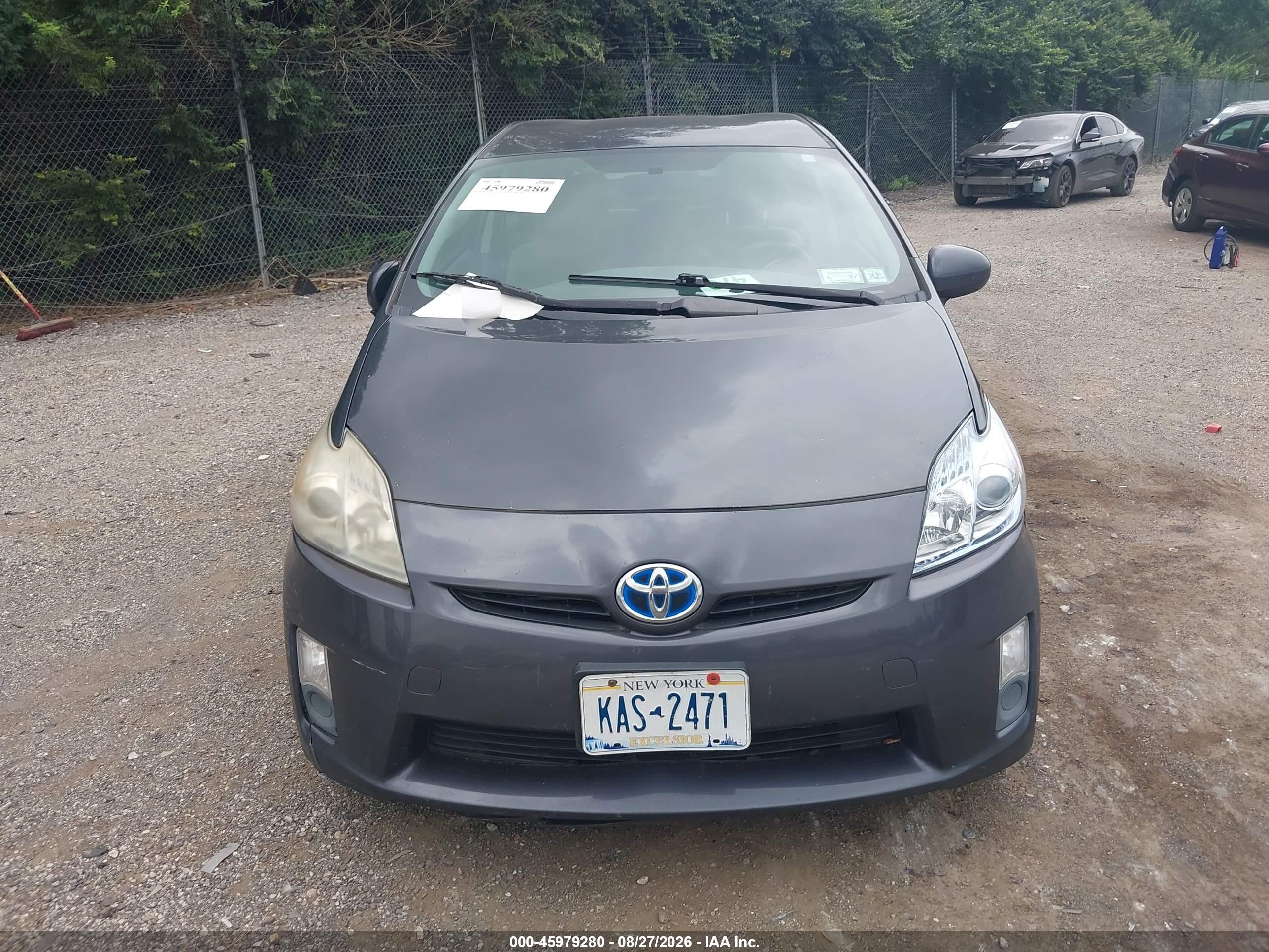 2010 Toyota Prius Ii Серый vin: JTDKN3DU6A0170292