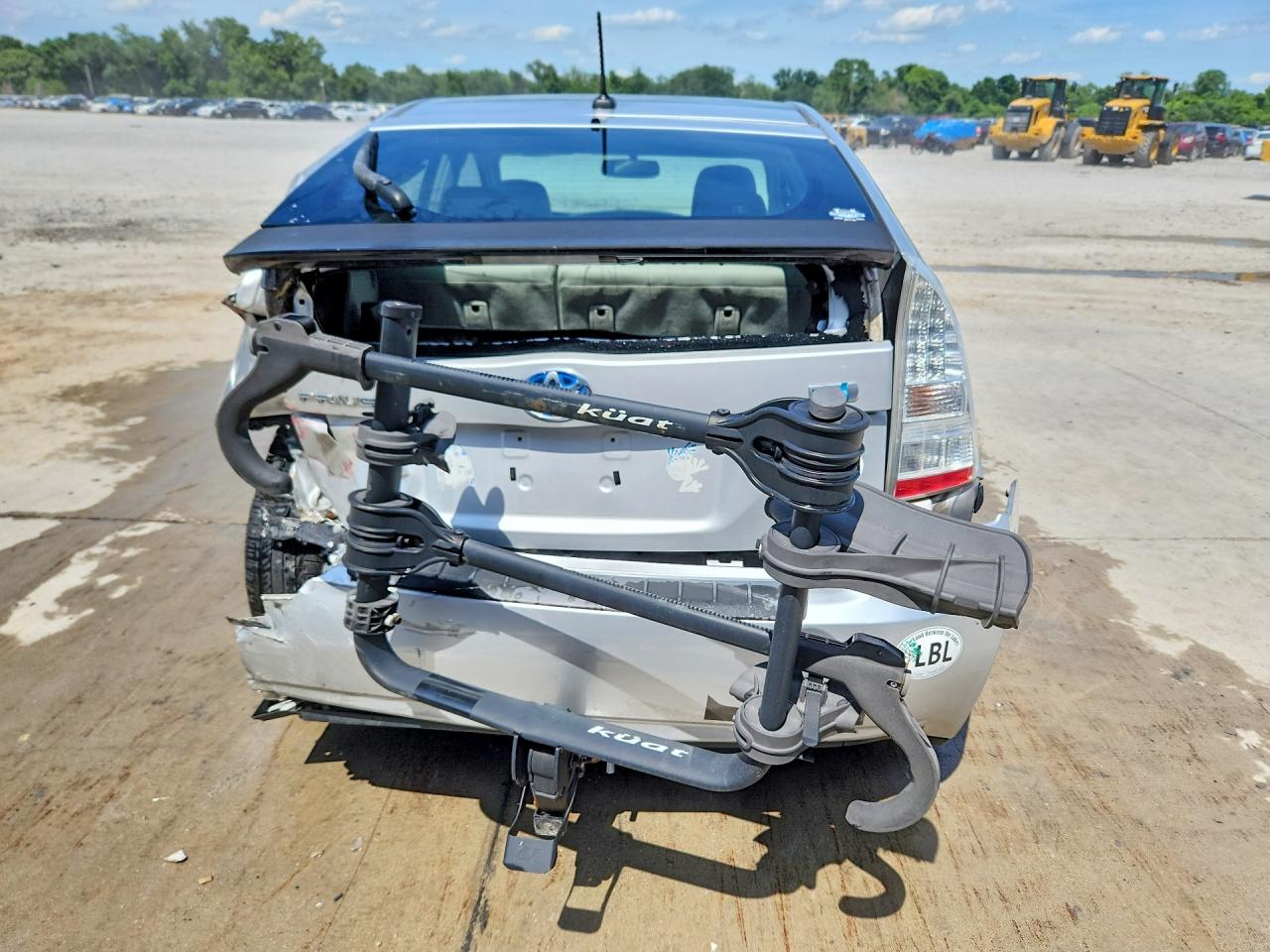 2010 Toyota Prius Iv Silver vin: JTDKN3DU6A0174231