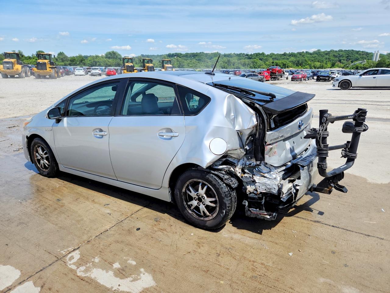 2010 Toyota Prius Iv Silver vin: JTDKN3DU6A0174231