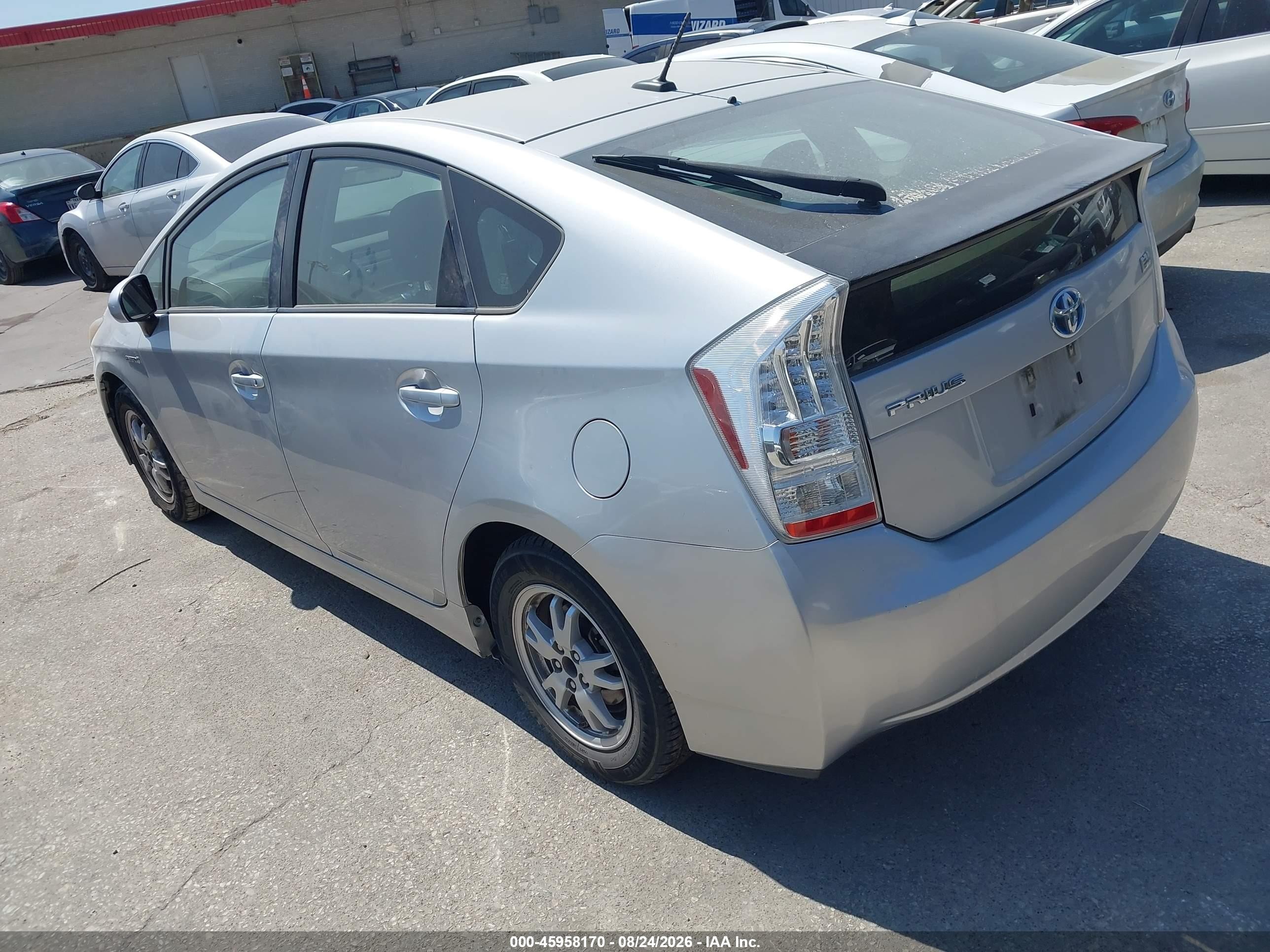 2010 Toyota Prius Ii Gray vin: JTDKN3DU6A0178618