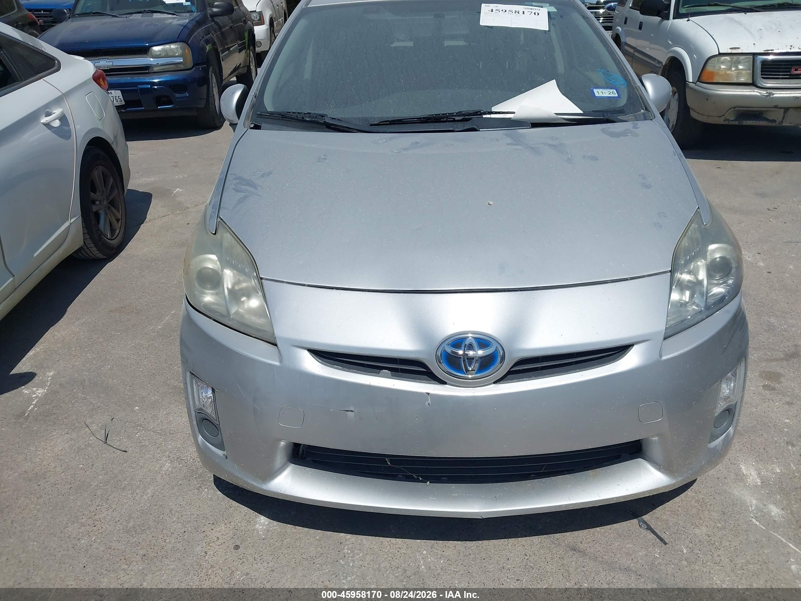 2010 Toyota Prius Ii Gray vin: JTDKN3DU6A0178618