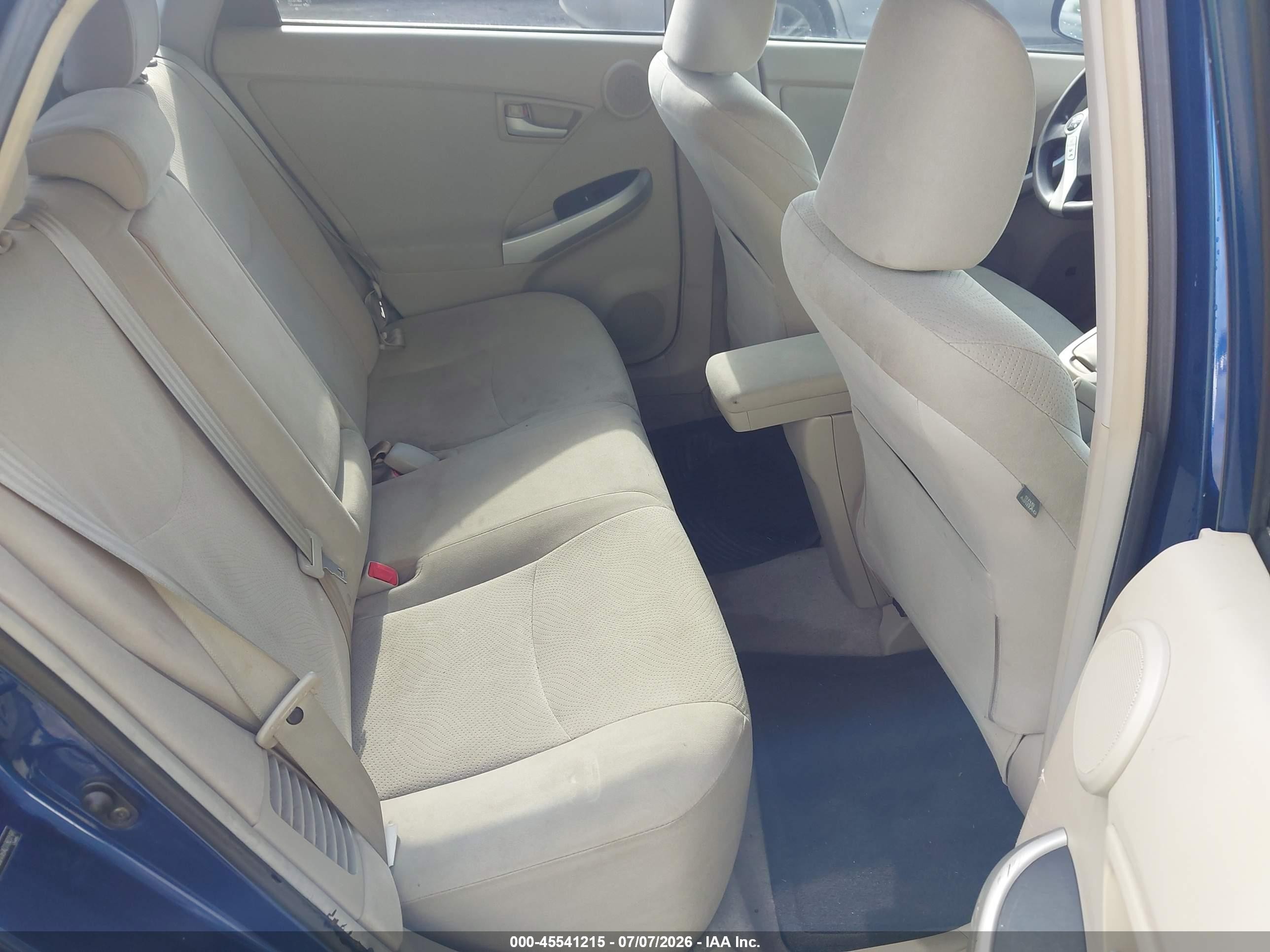 2010 Toyota Prius Iii Blue vin: JTDKN3DU6A0180191