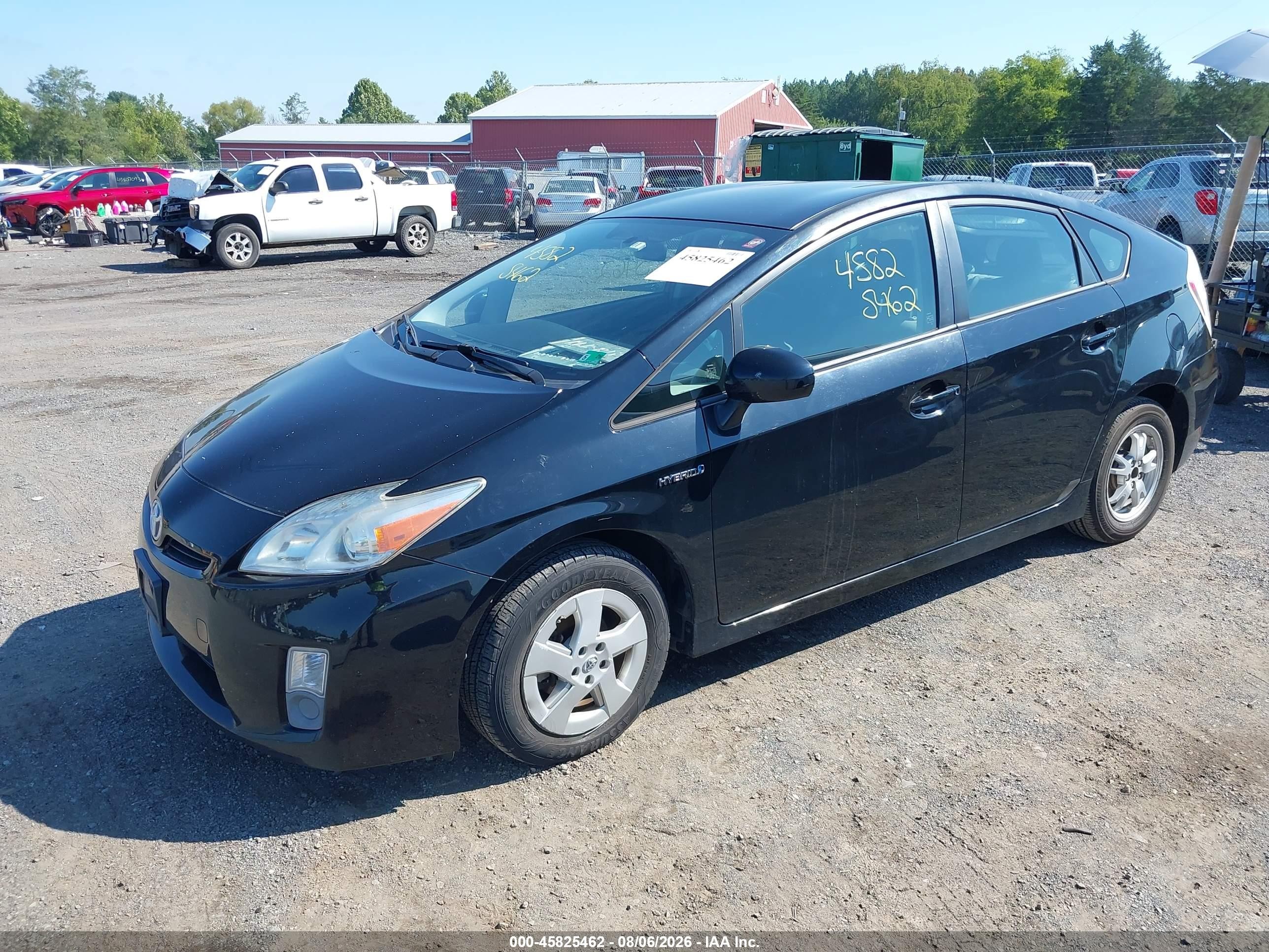 2010 Toyota Prius Ii Черный vin: JTDKN3DU6A0181258