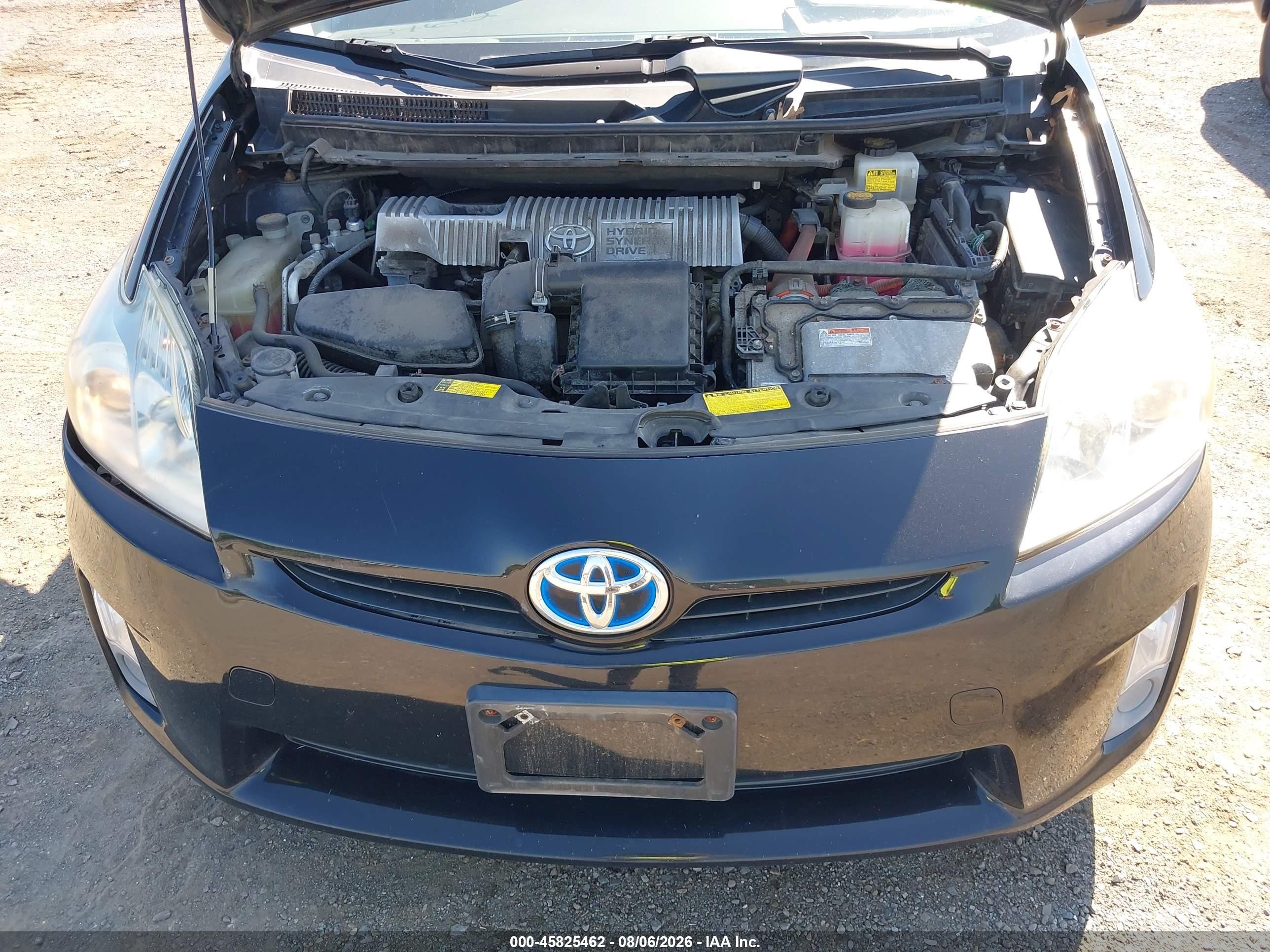 2010 Toyota Prius Ii Черный vin: JTDKN3DU6A0181258
