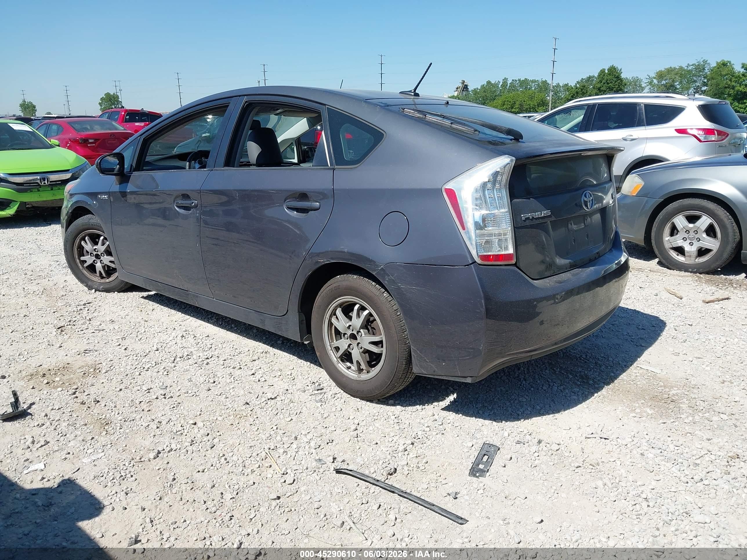 2010 Toyota Prius Iv Gray vin: JTDKN3DU6A0193233