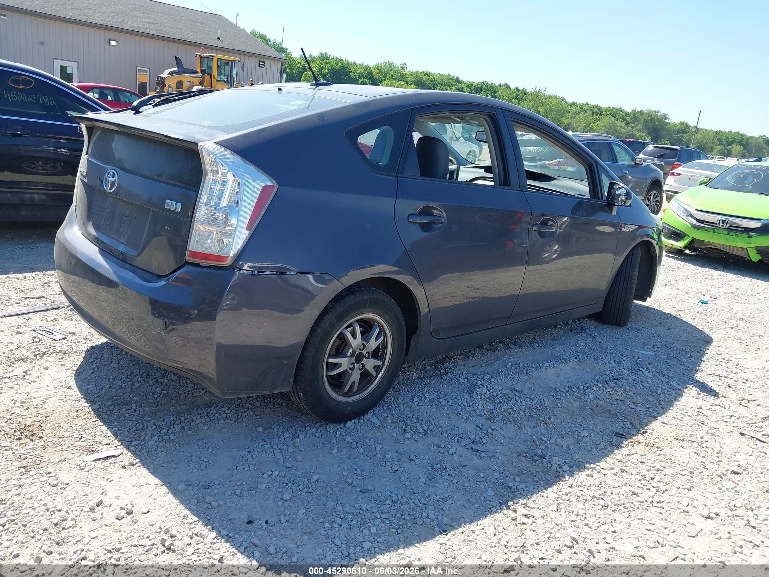 2010 Toyota Prius Iv Gray vin: JTDKN3DU6A0193233