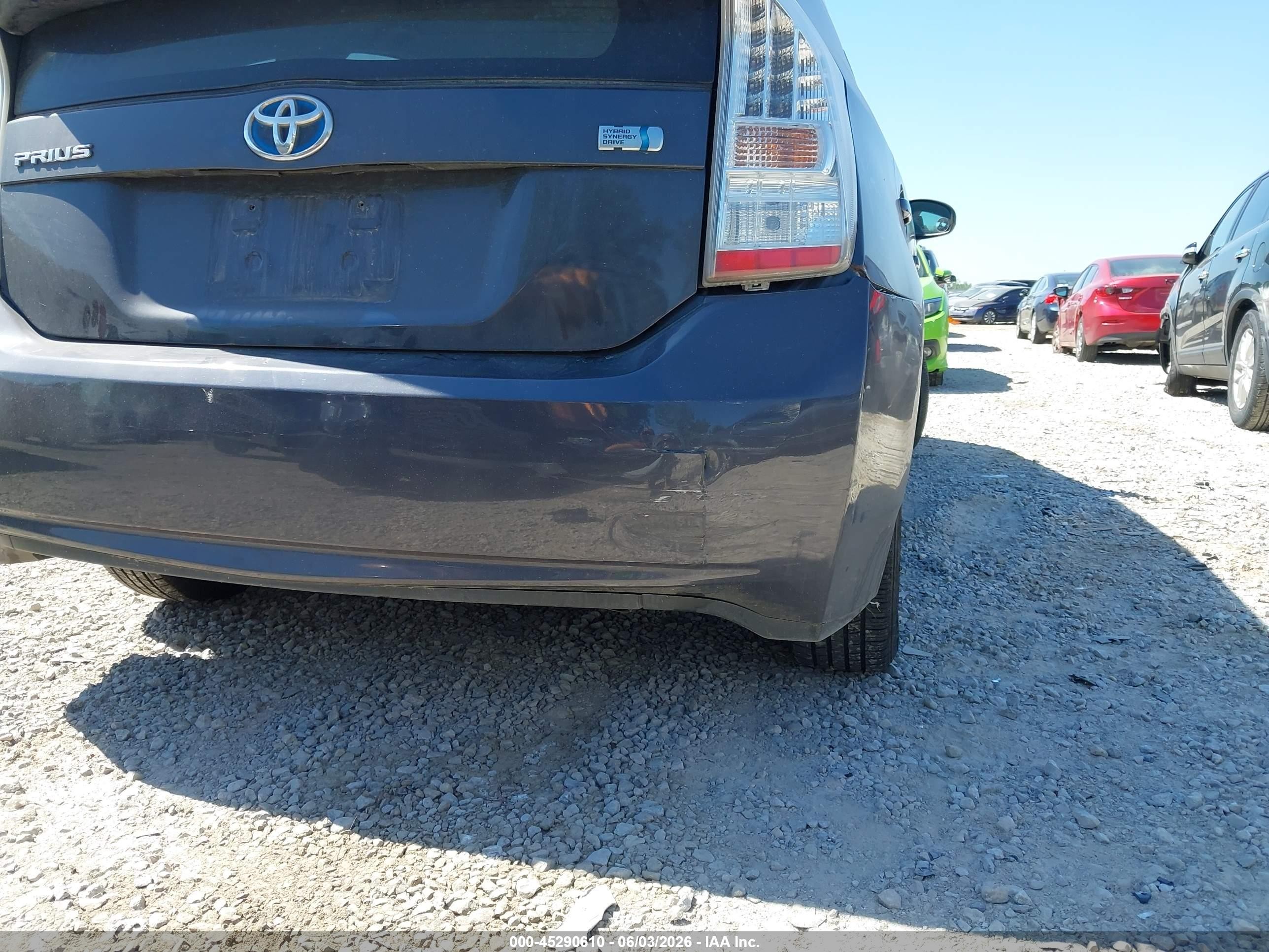 2010 Toyota Prius Iv Gray vin: JTDKN3DU6A0193233