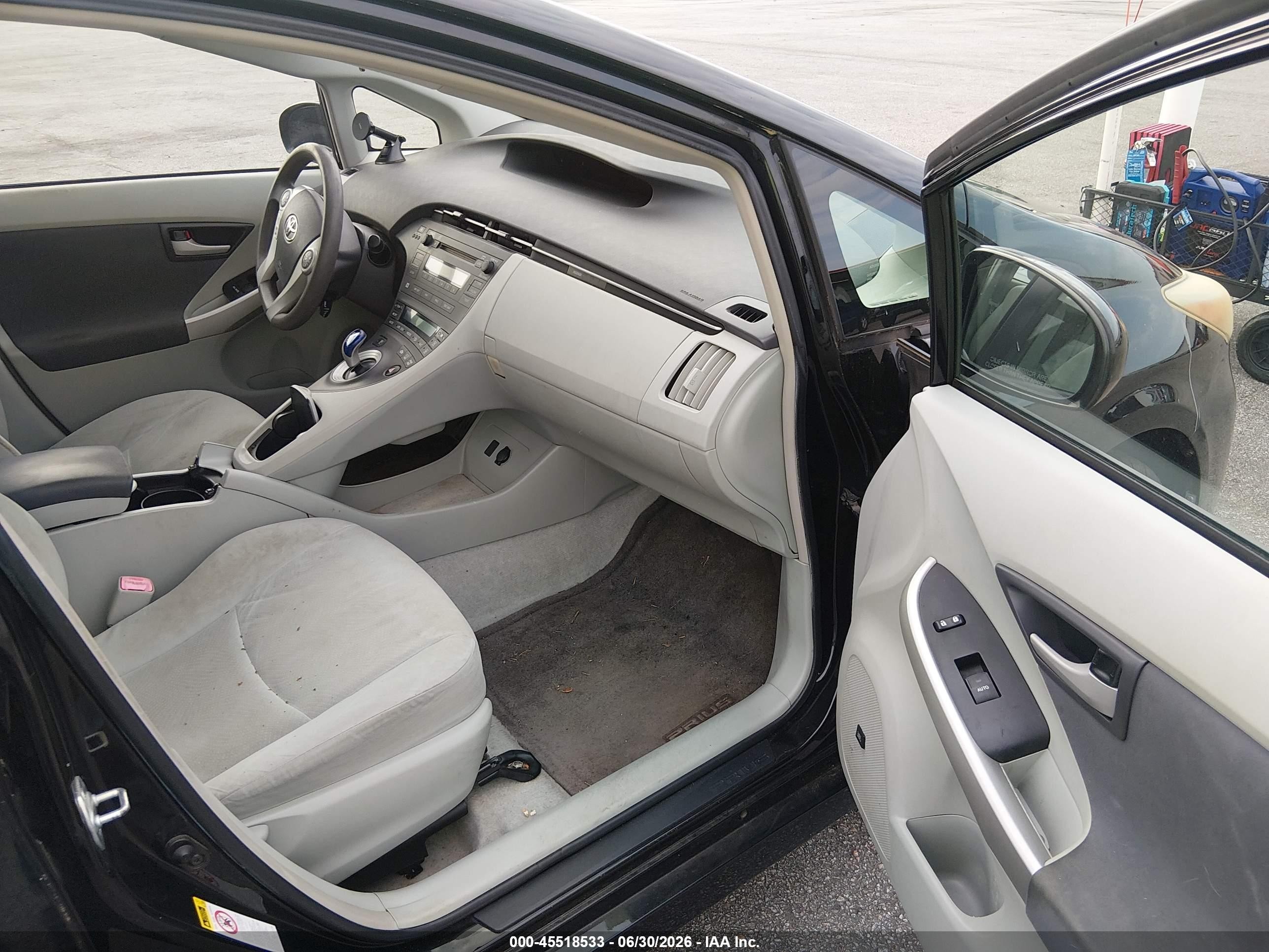 2010 Toyota Prius Iii Black vin: JTDKN3DU6A0203954