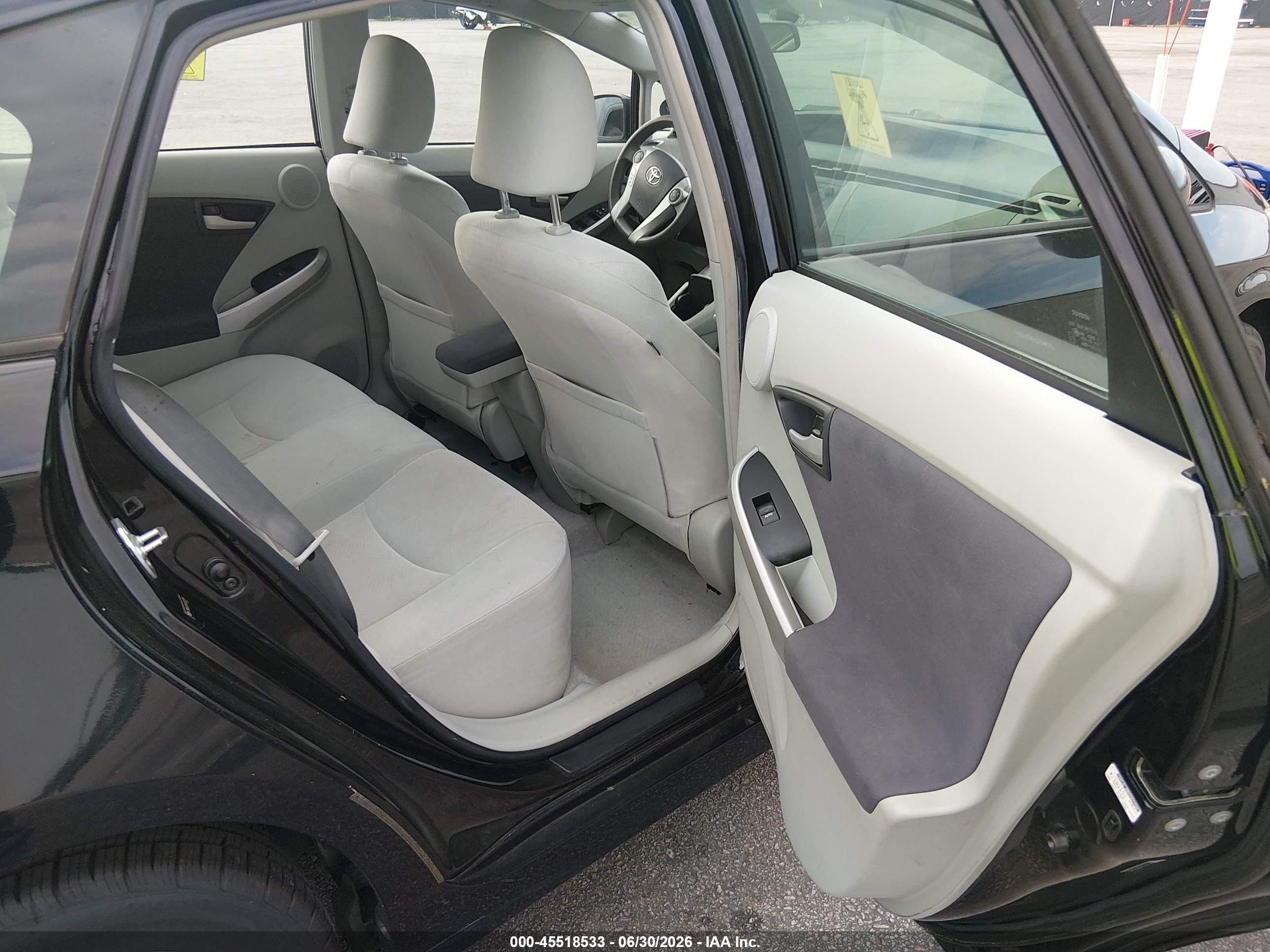 2010 Toyota Prius Iii Black vin: JTDKN3DU6A0203954