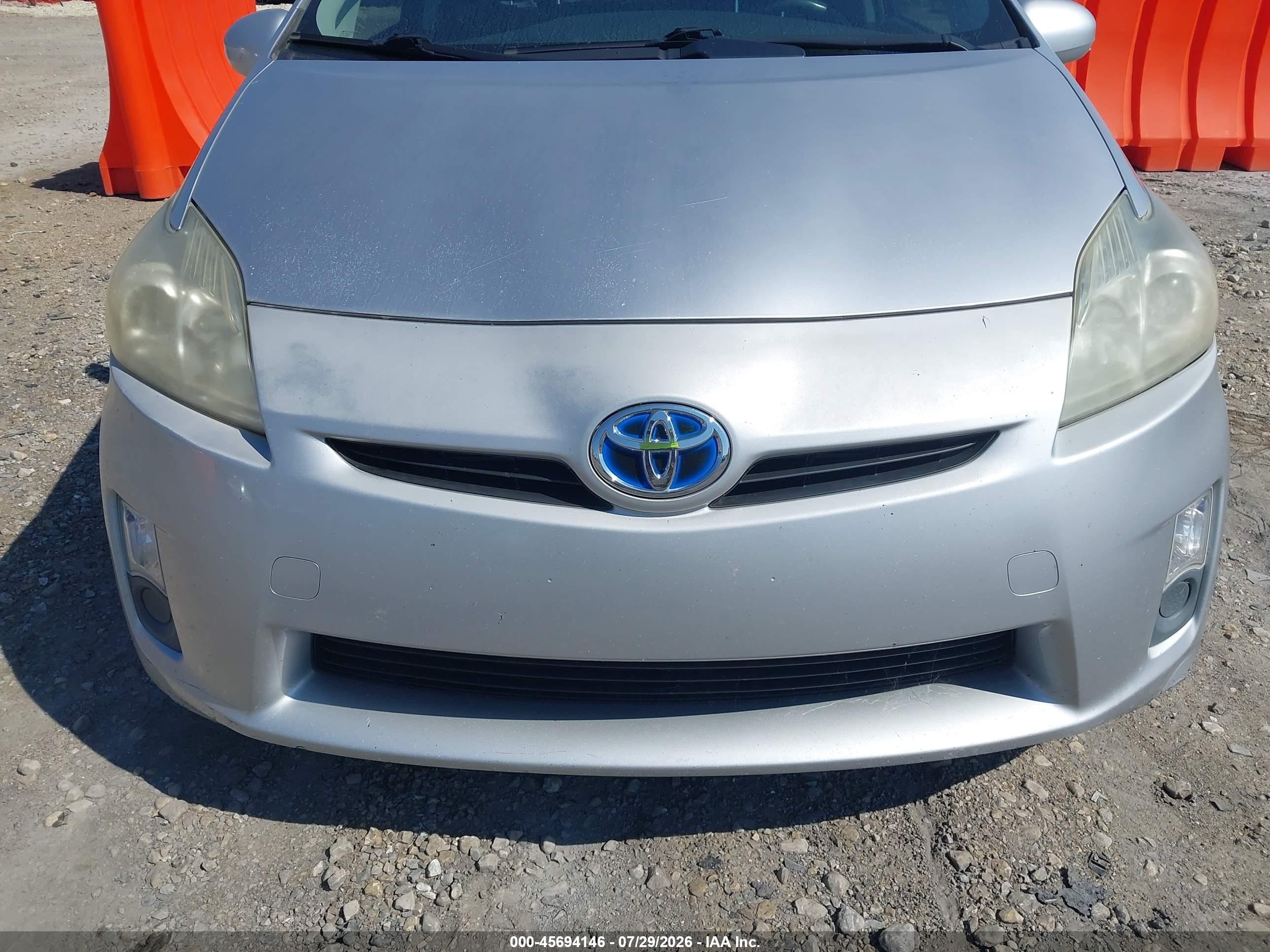 2010 Toyota Prius Ii Silver vin: JTDKN3DU6A0204618