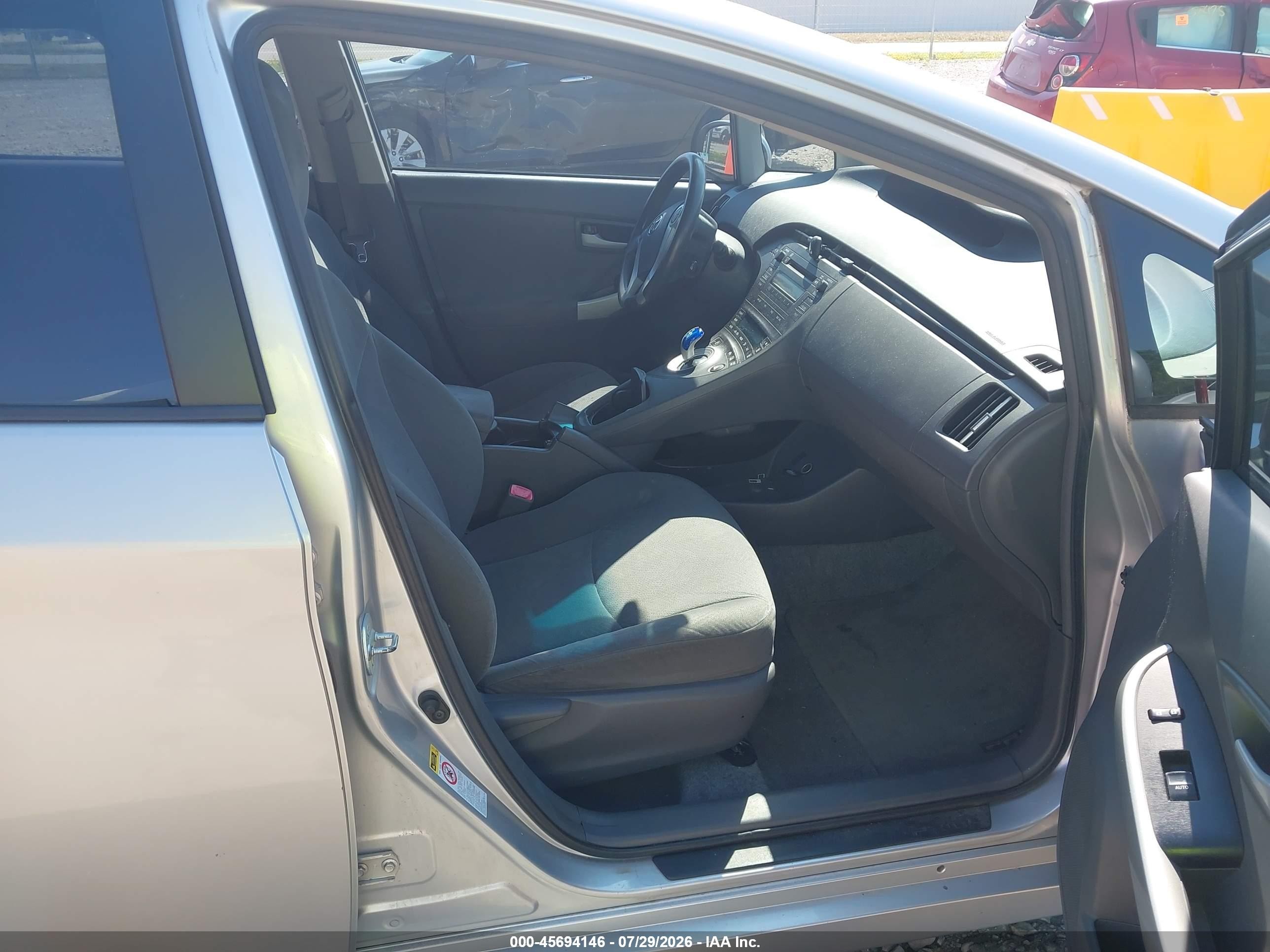 2010 Toyota Prius Ii Silver vin: JTDKN3DU6A0204618
