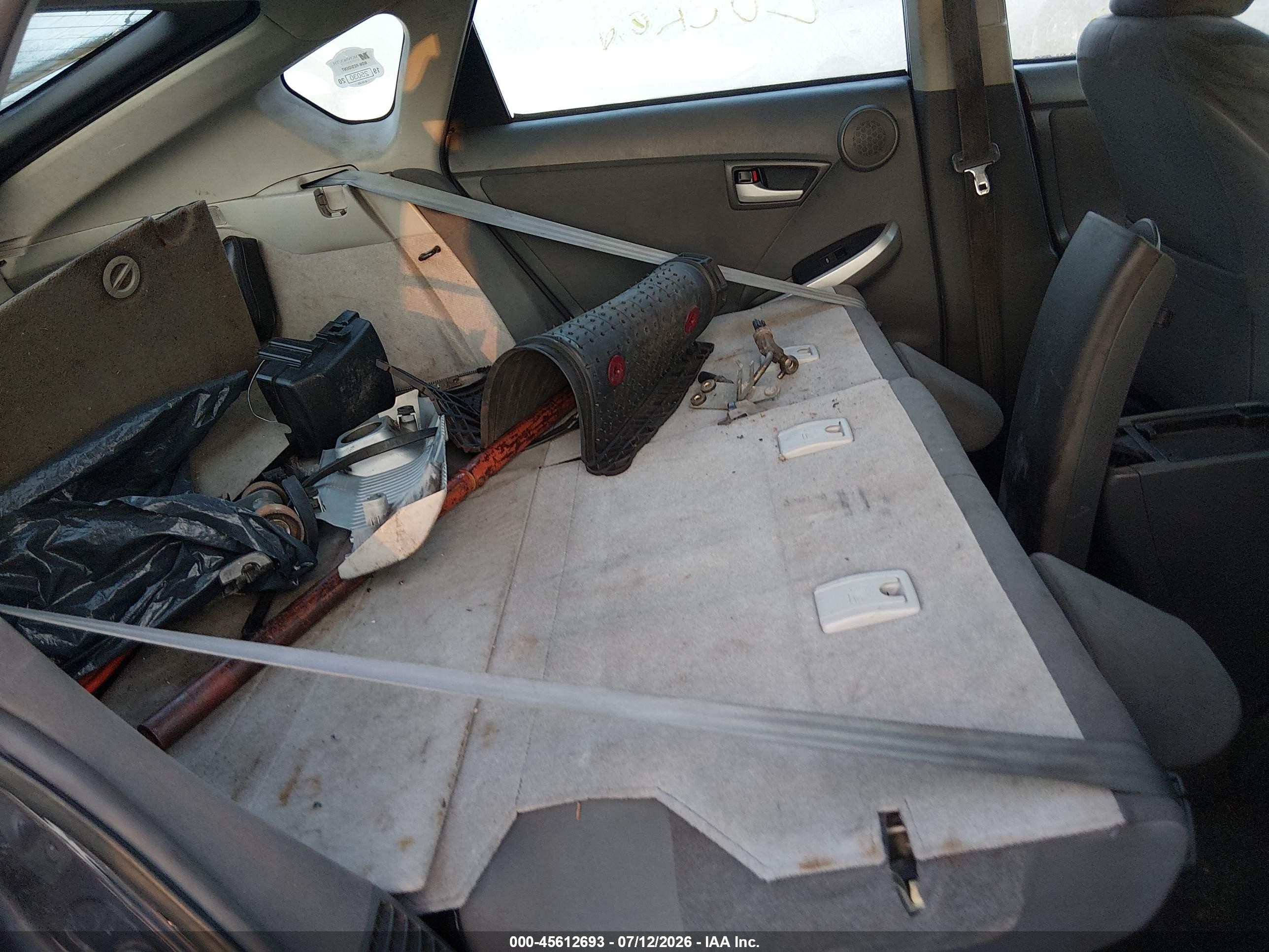 2010 Toyota Prius Iii Gray vin: JTDKN3DU6A0206899
