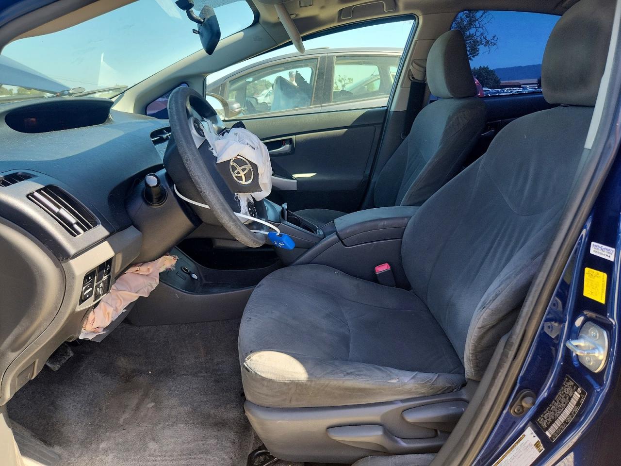 2010 Toyota Prius Iii Blue vin: JTDKN3DU6A0207972