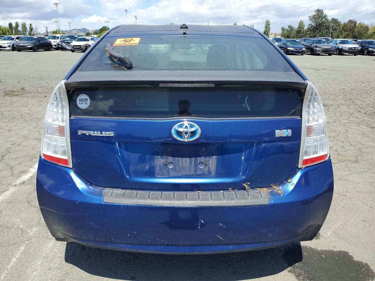 2010 Toyota Prius Ii Синий vin: JTDKN3DU6A0217871
