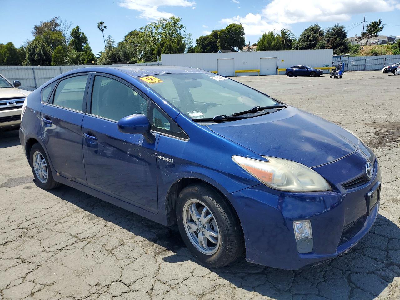2010 Toyota Prius Ii Синий vin: JTDKN3DU6A0217871