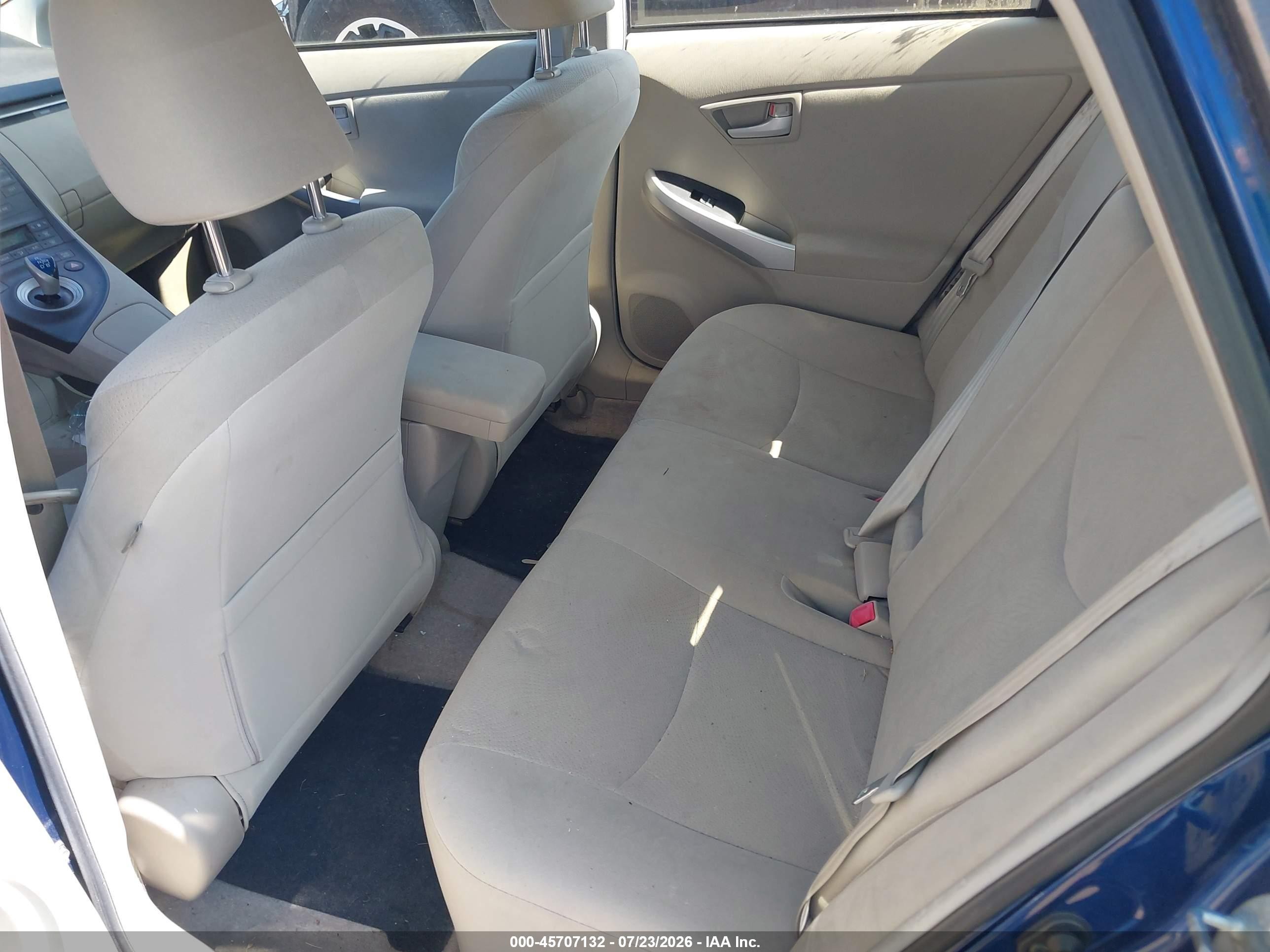 2010 Toyota Prius Ii Синий vin: JTDKN3DU6A0218731