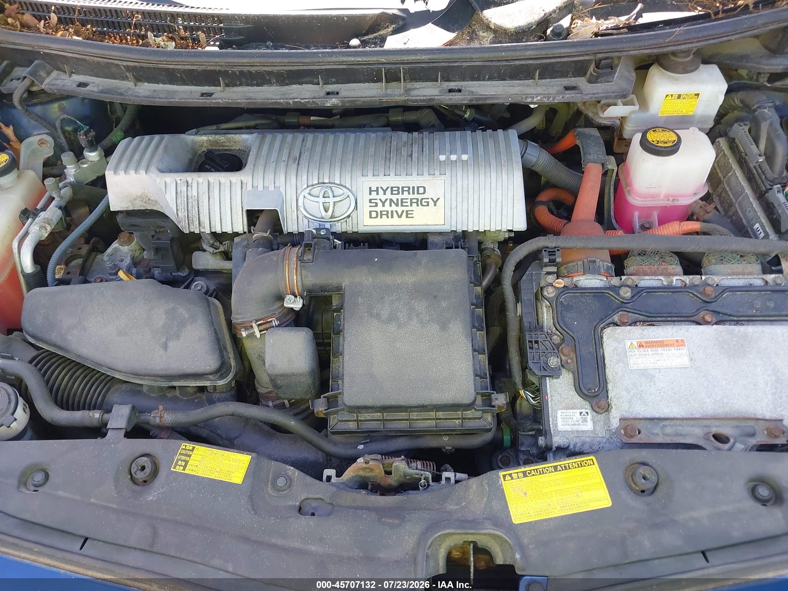 2010 Toyota Prius Ii Синий vin: JTDKN3DU6A0218731